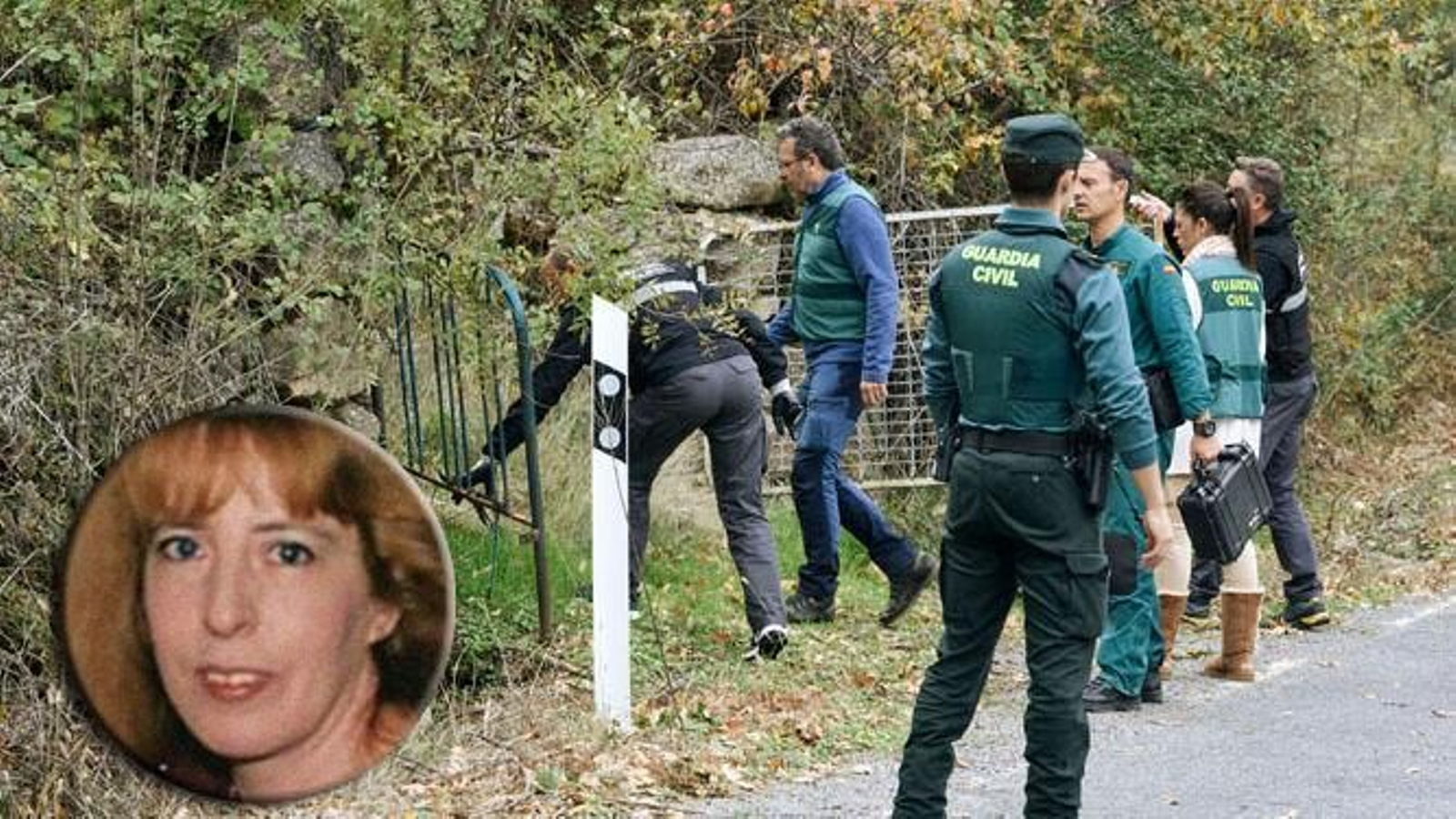 Finca en la que aparecieron los restos de Juana Canal en Ávila