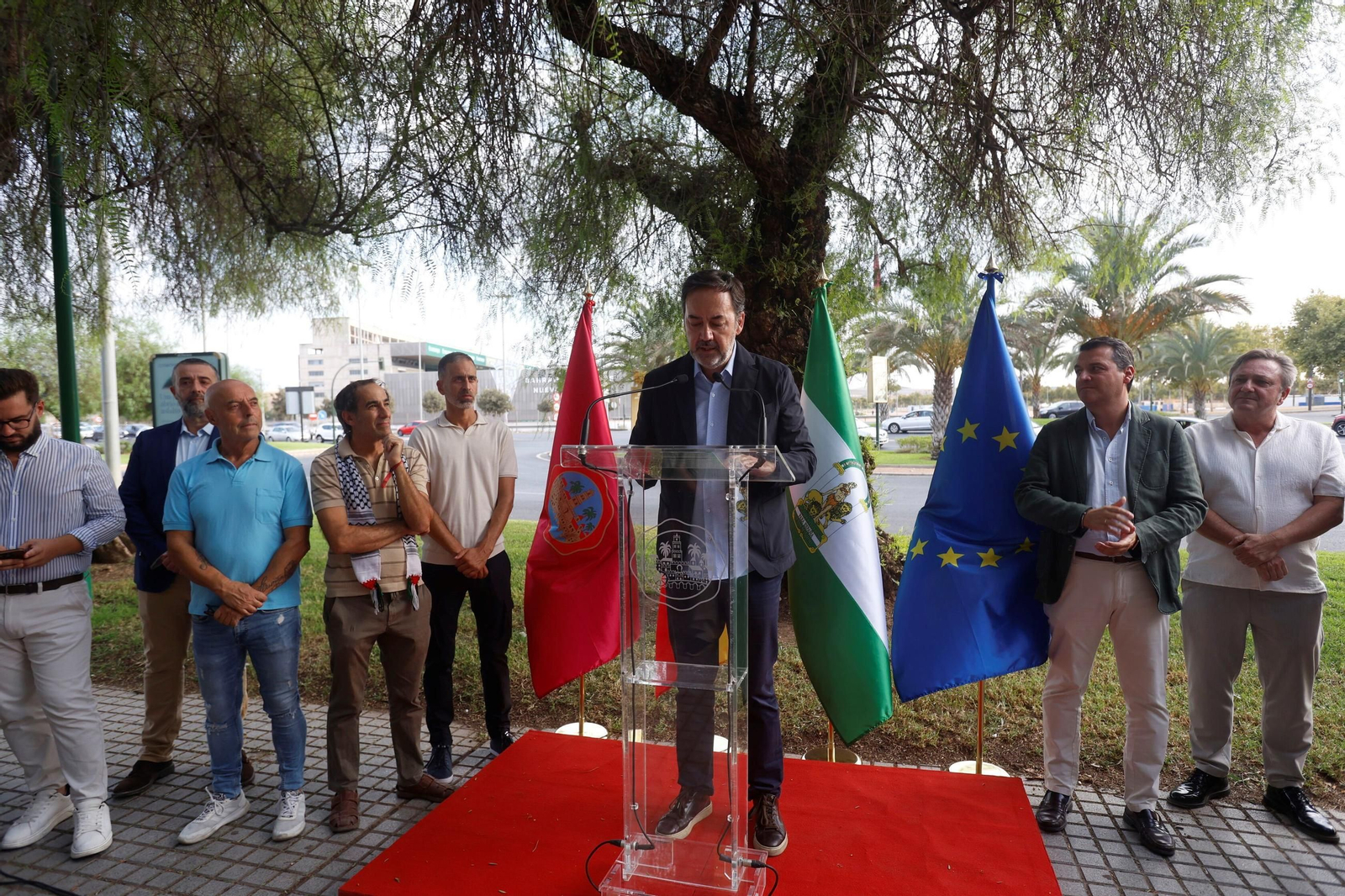 Las mejores imágenes del acto en homenaje a Juanín, leyenda del Córdoba CF