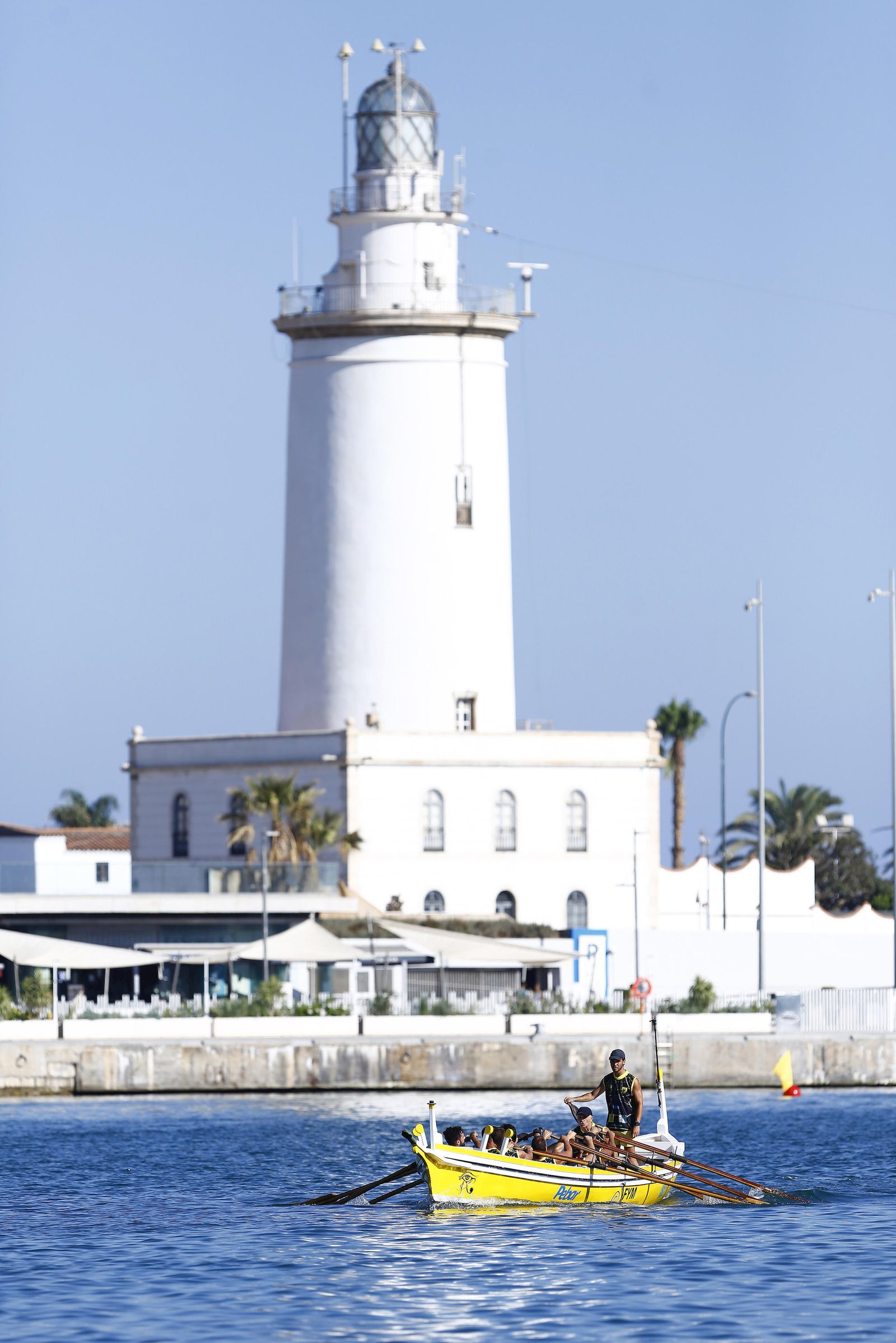 Las fotos de la carrera de jábegas en el puerto de Málaga