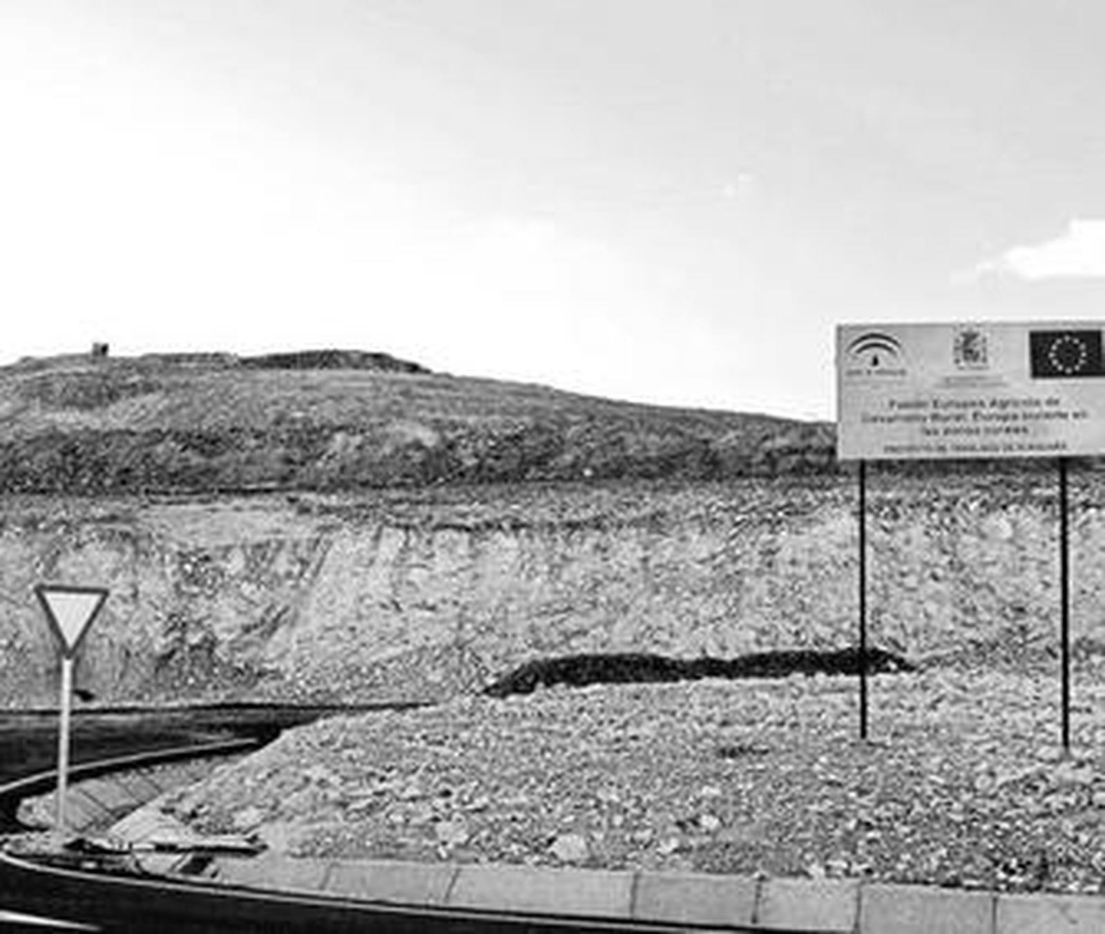 Primeros movimientos de terreno realizados por la cooperativa en la nueva zona de ubicación.