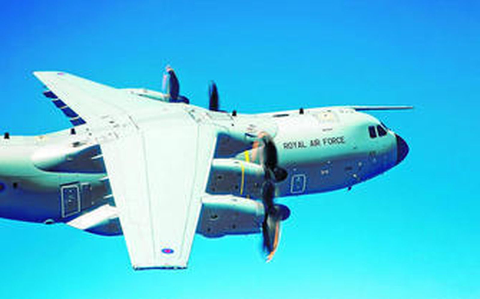 Un A400M entregado a las fuerzas aéreas británicas.