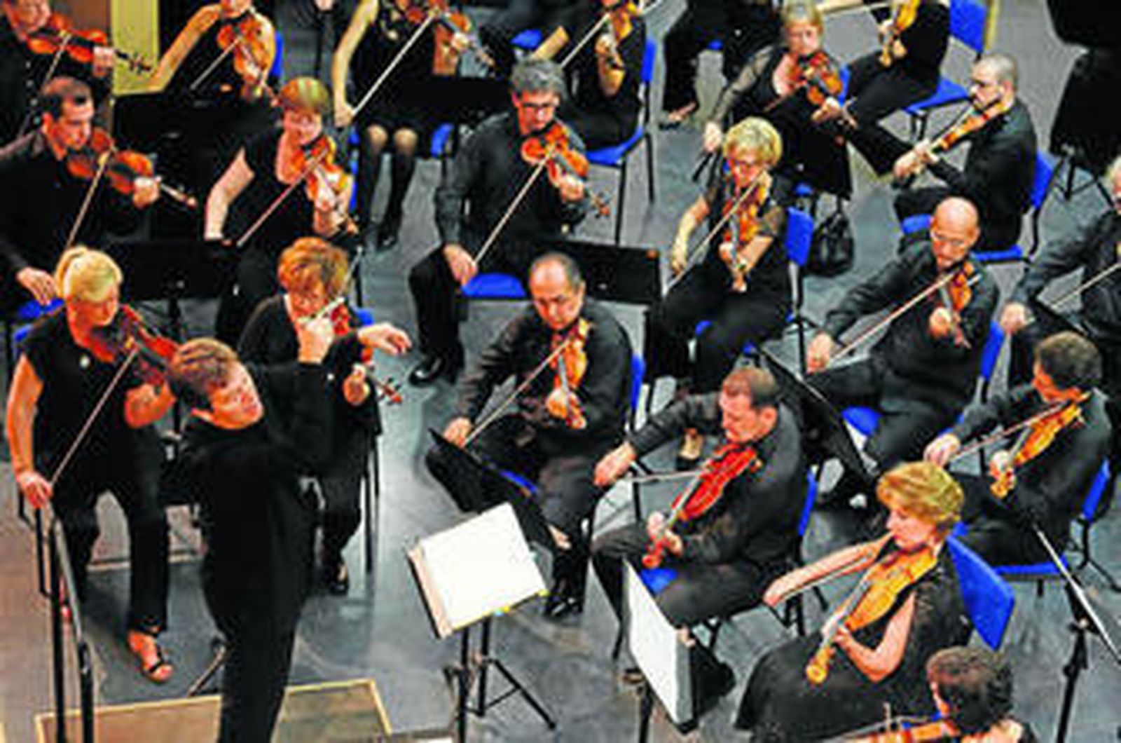 Concierto de la Orquesta Filarmónica de Málaga en el Conservatorio Martín Tenllado, el año pasado.