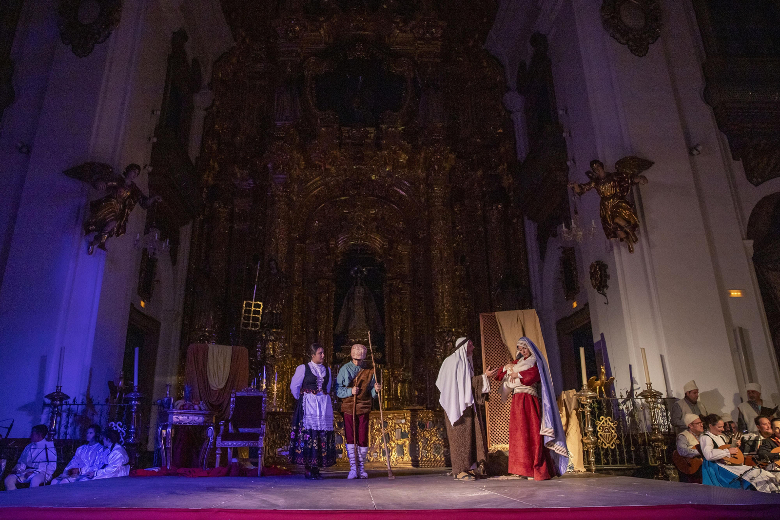 La representación de 'Los coloquios de la infancia de Jesús’ de Alcaracejos, en imágenes