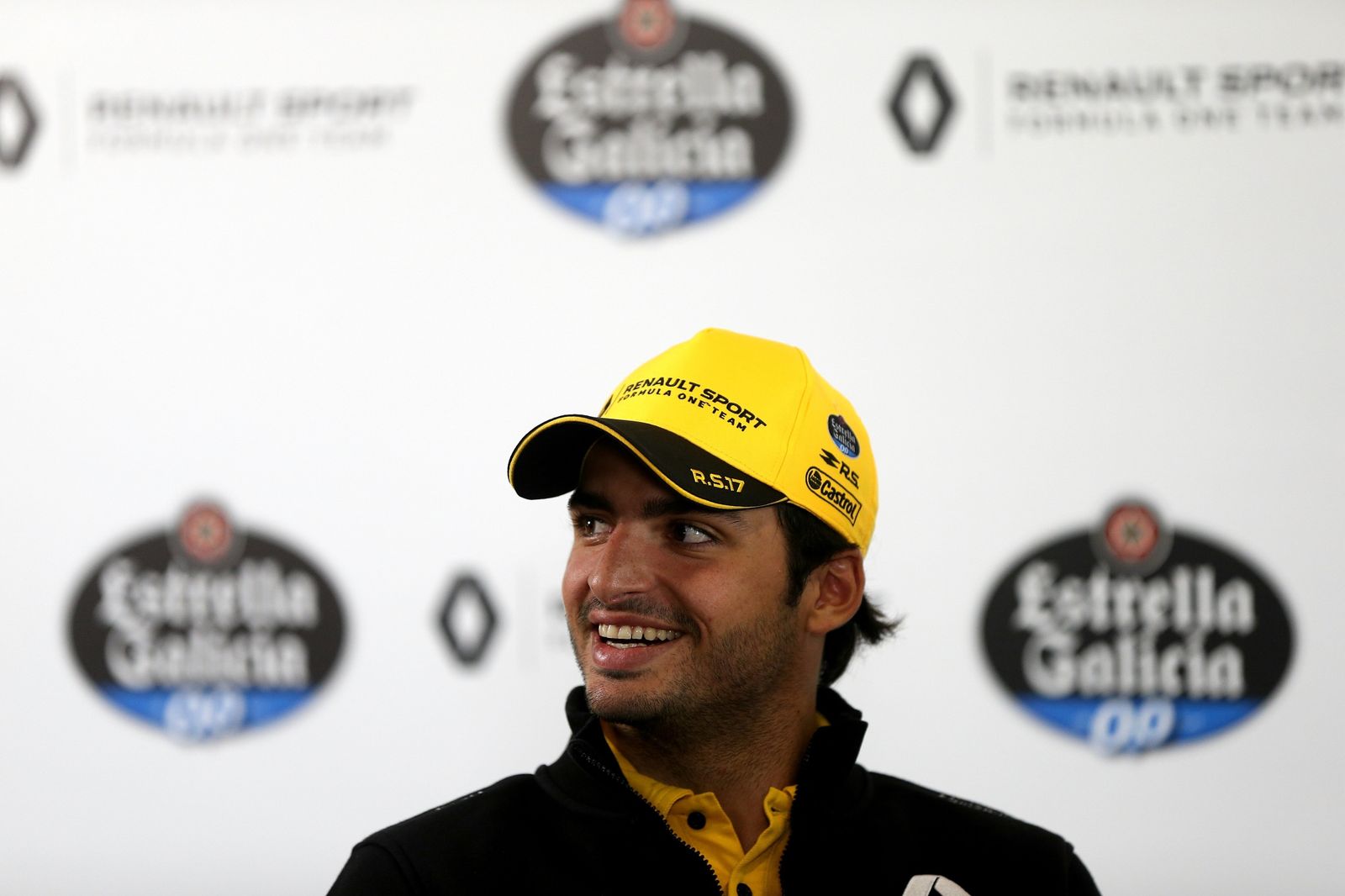 Carlos Sainz durante una comparecencia en Sao Paulo.