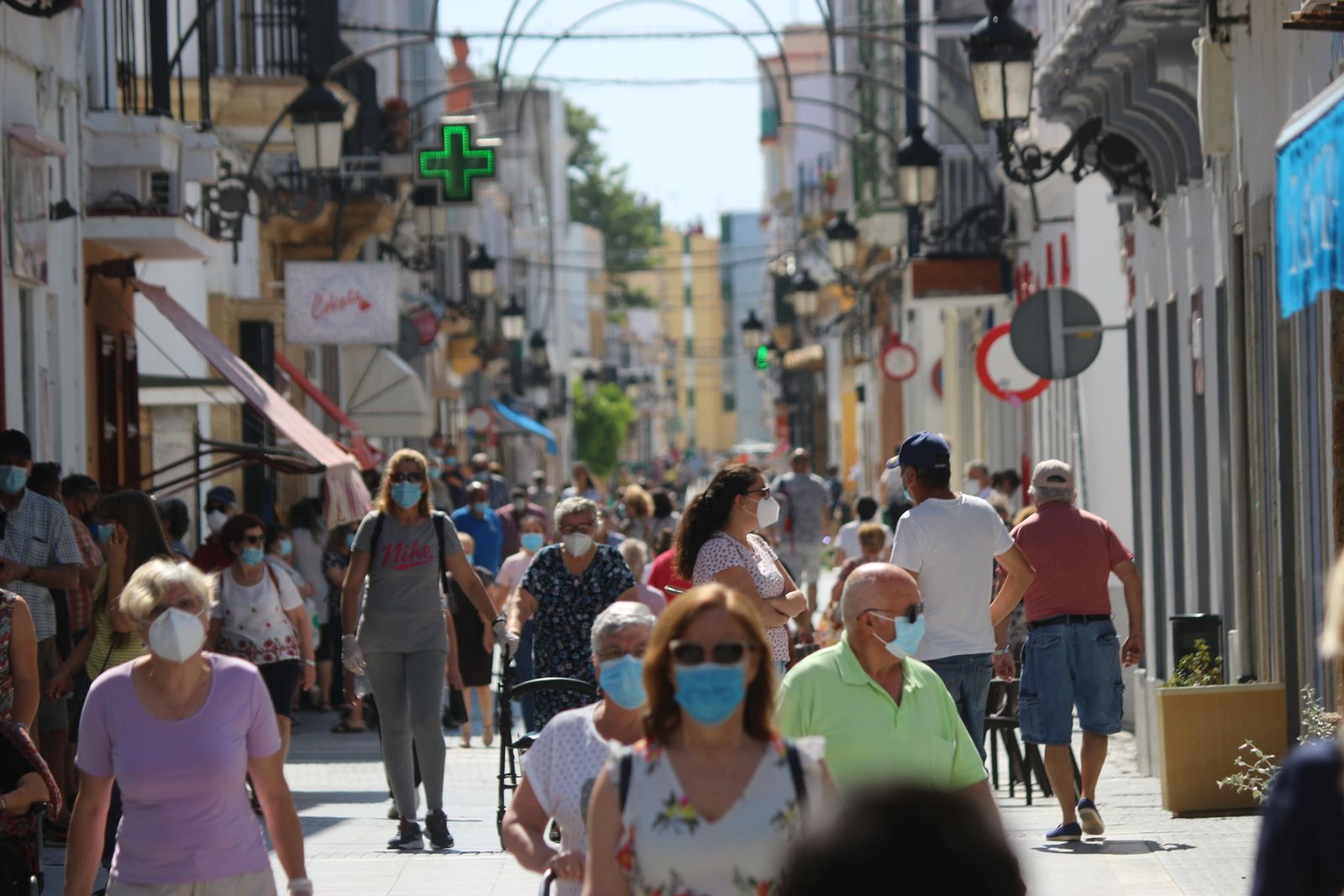 Calle De la Plaza, en Puerto Real