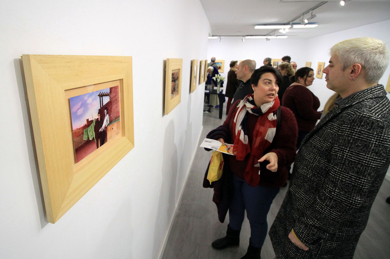 Imágenes de la inauguración de la exposición de Latitudes 'Cibachrome', de Ouka Leele, en la Galería Espacio Cero
