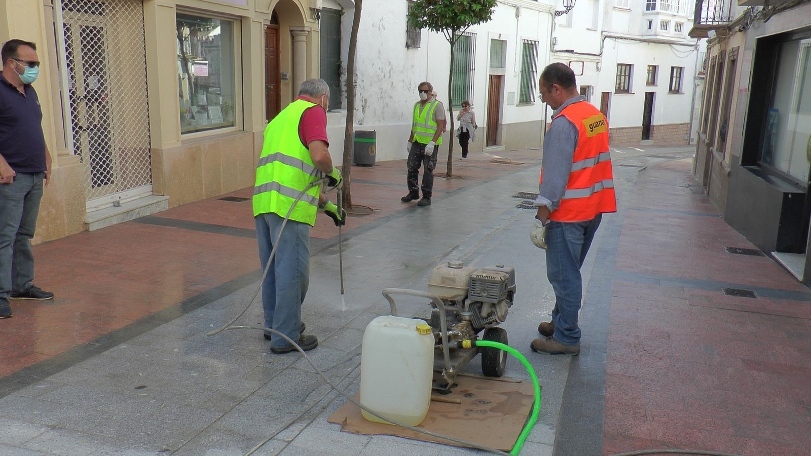 La limpieza del pavimento
