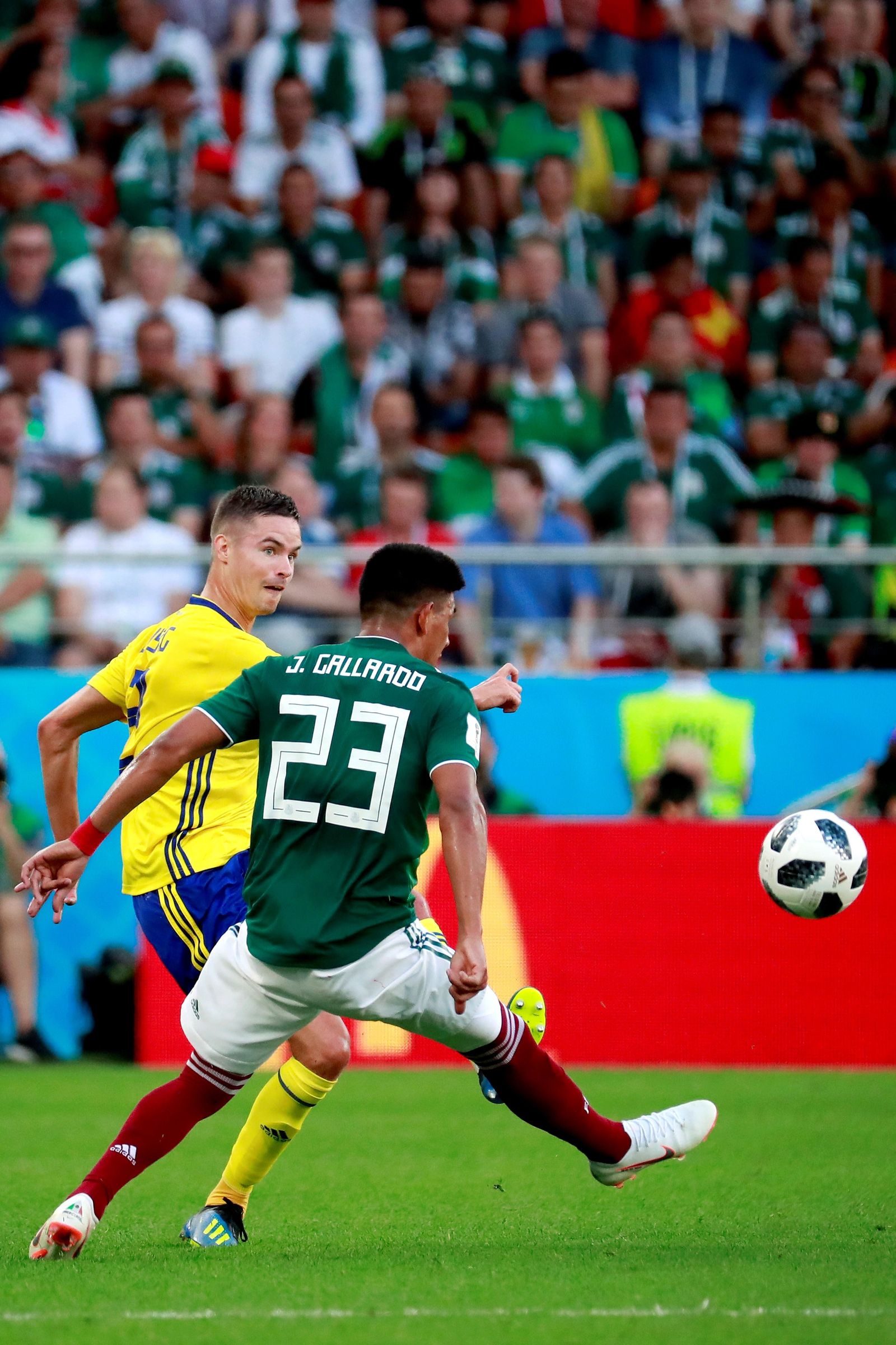 Las imágenes del México-Suecia
