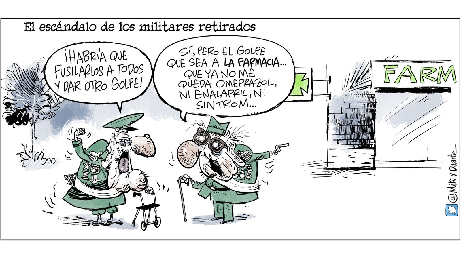 Los militares jubilados