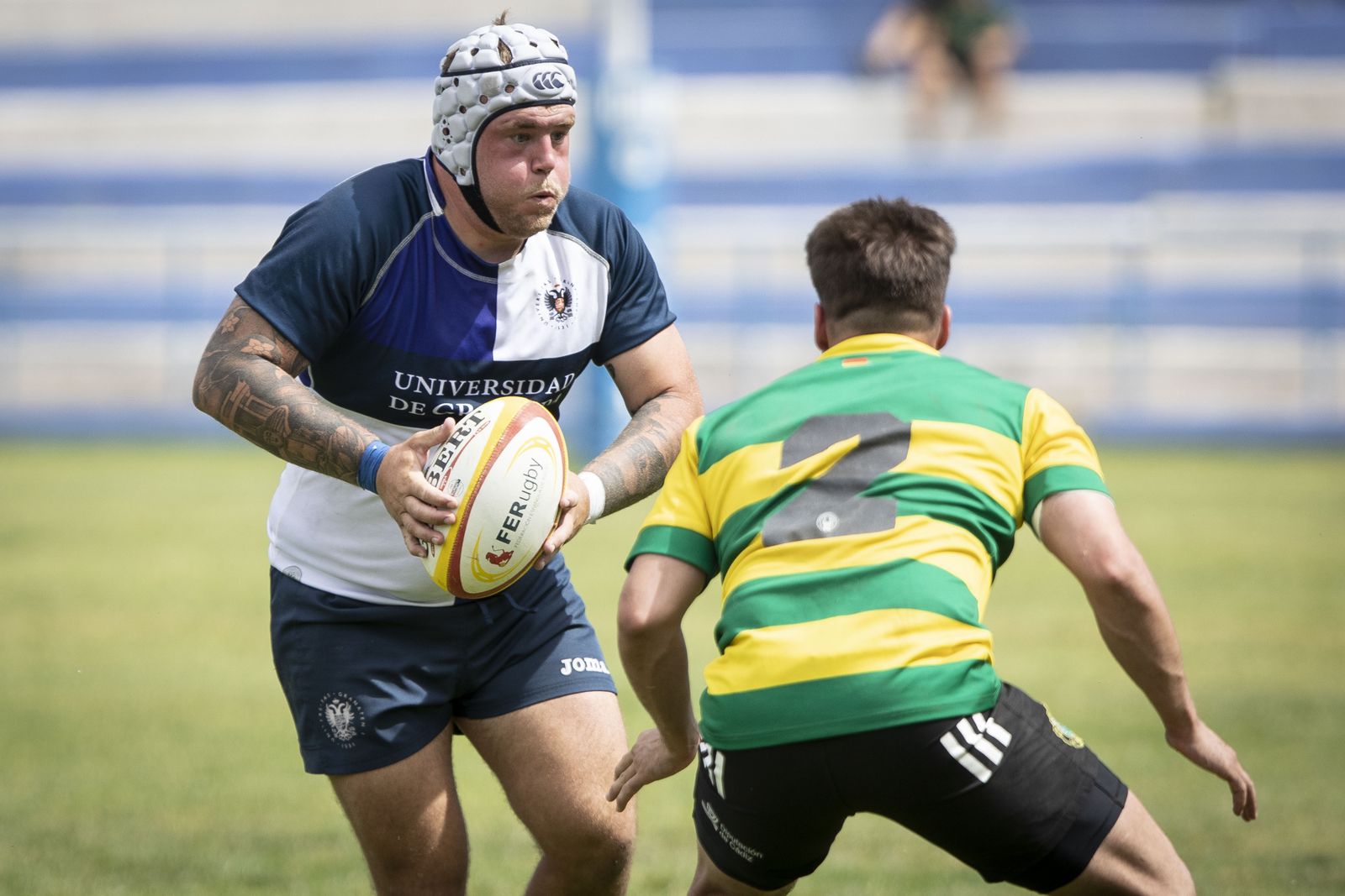 Las mejores fotos del partido del ascenso a División de Honor B de rugby entre Universidad de Granada y Portuense