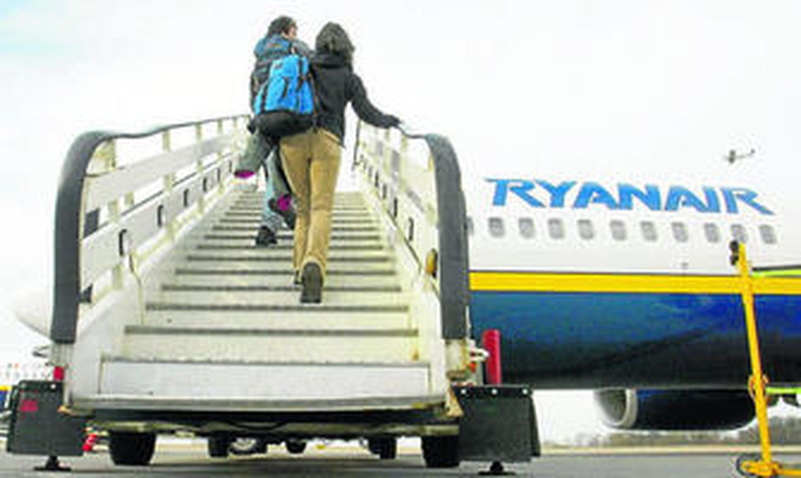 La compañía Ryanair solo opera vuelos internacionales desde el Aeropuerto de Almería.