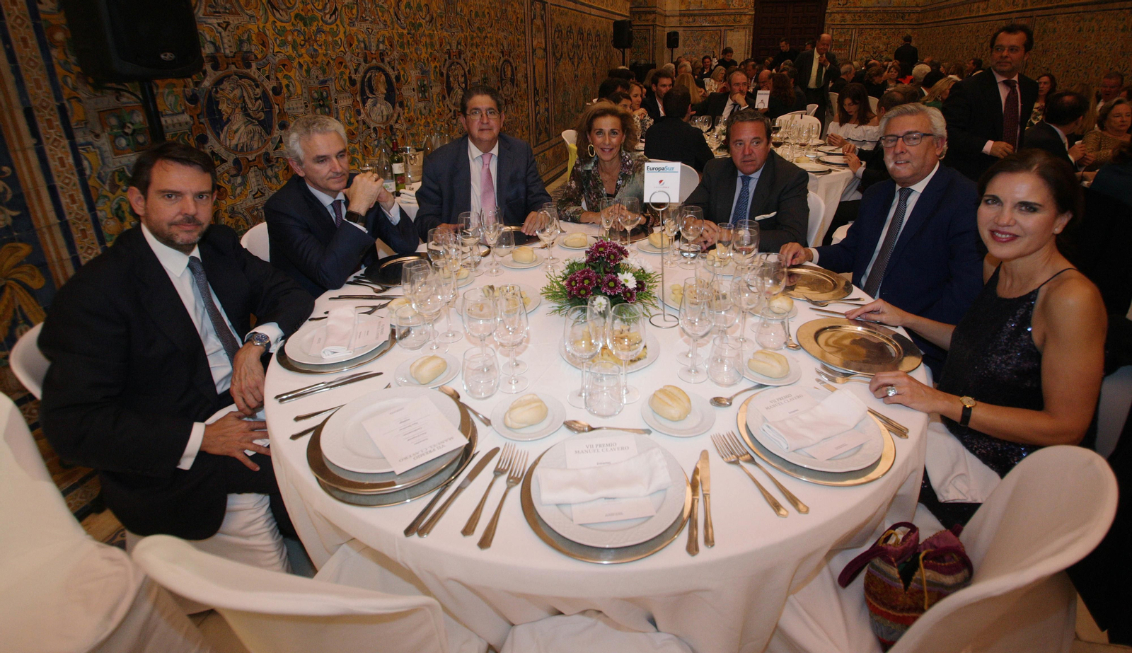 Los asistentes al VII Premio Manuel Clavero