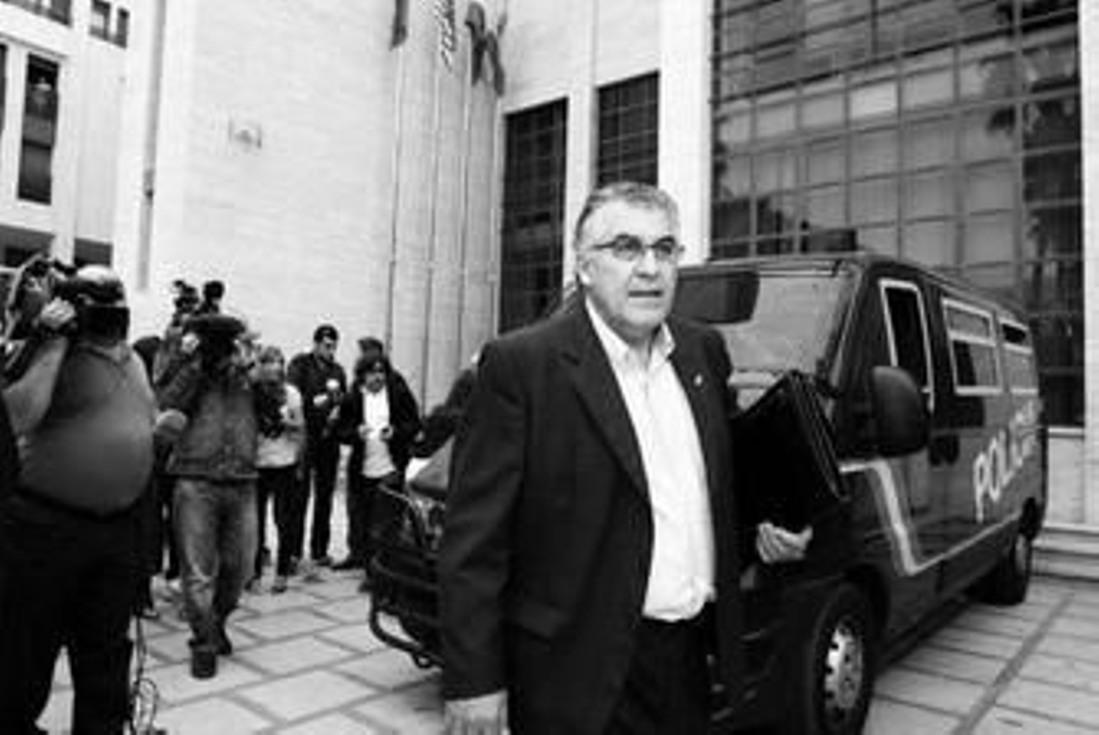 Ignacio Berenguel, concejal de Obras Públicas, a su salida del Ayuntamiento.