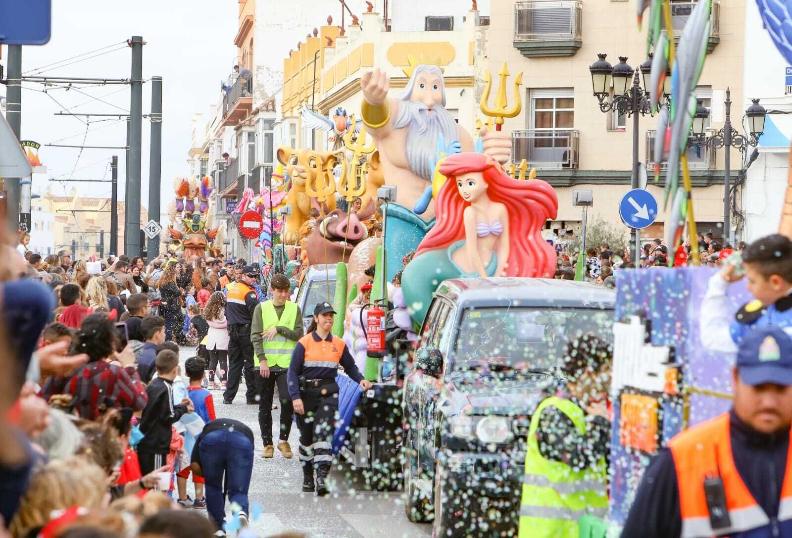Imágenes de la Cabalgata del Humor en Chiclana