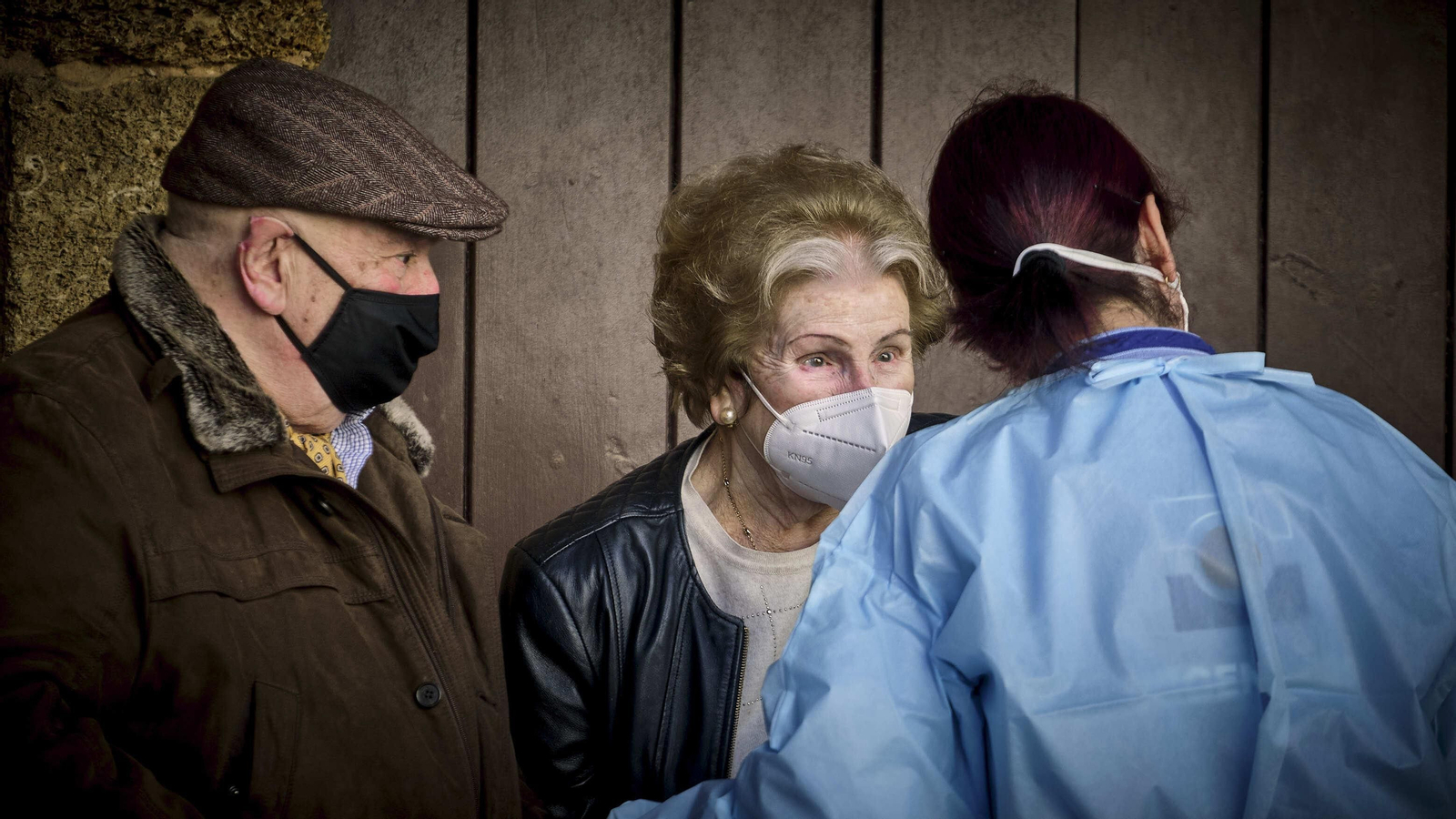 Primeros gaditanos mayores de 80 años, no ingresados en residencias de mayores, que han recibido la vacuna contra el Covid-19