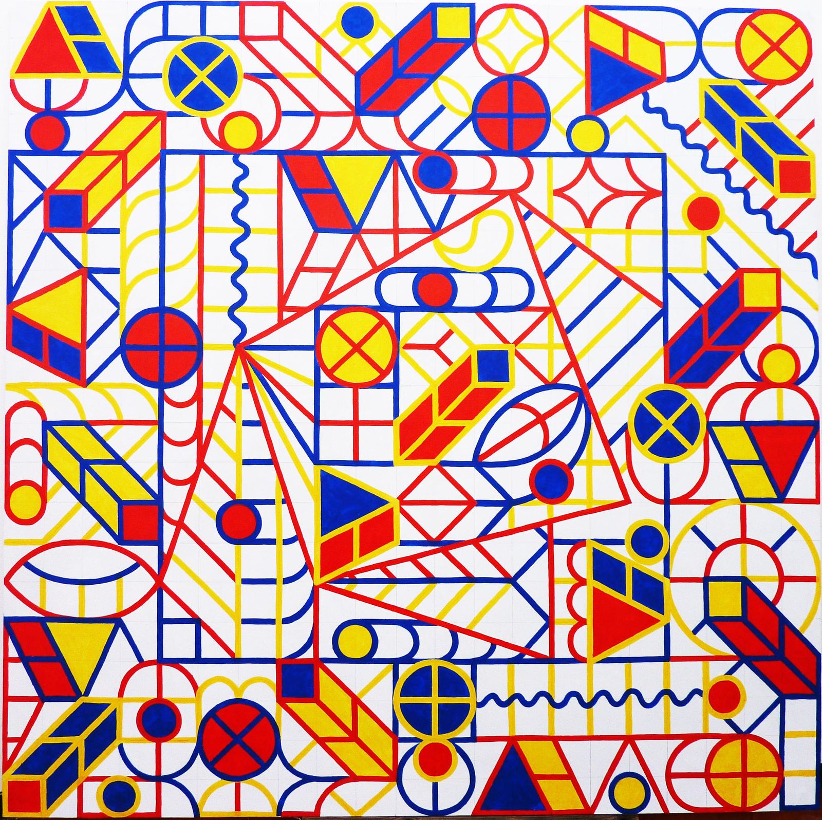 Una obra de la muestra.