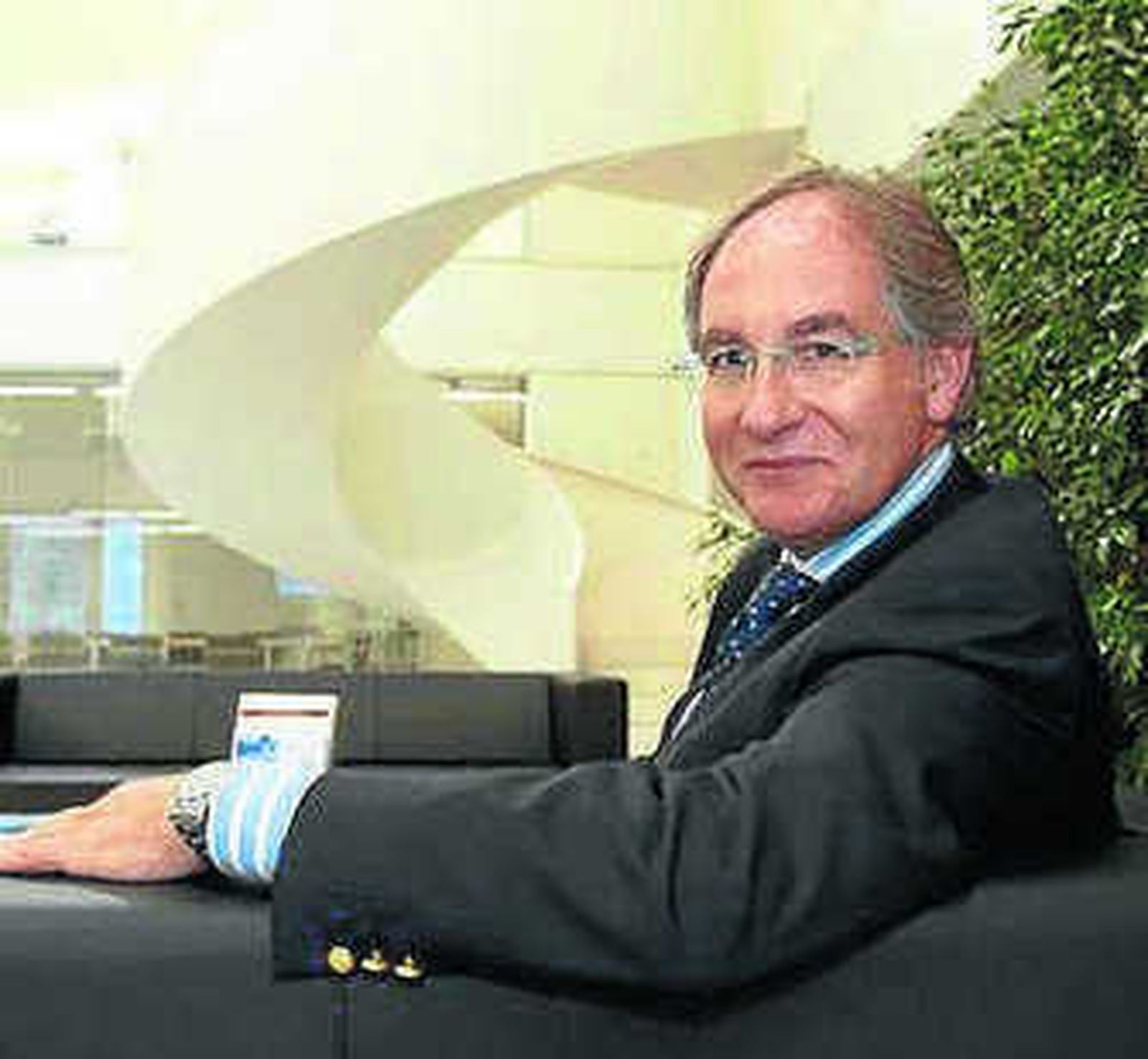 Jesús Quero en la sede de la Fundación del Parque.