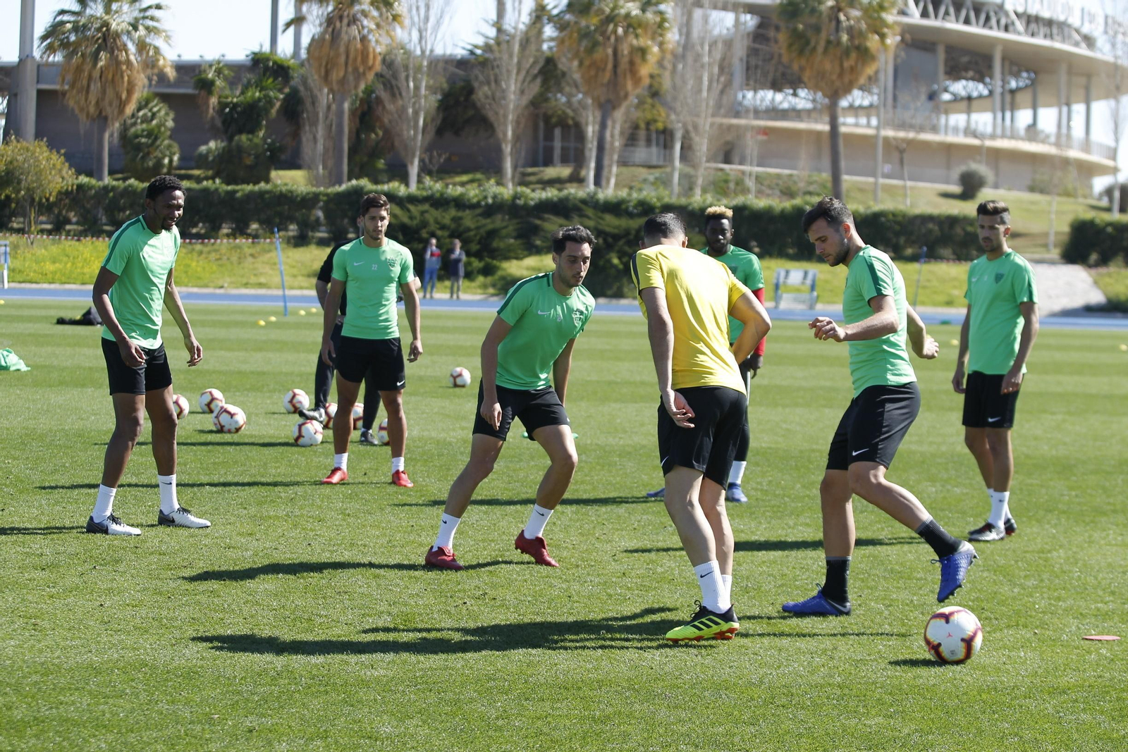 Entrenamiento del Almería.