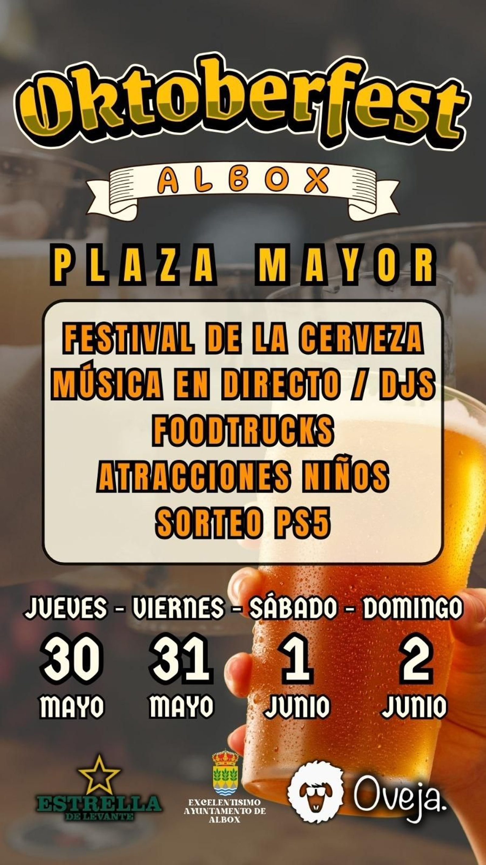 Cartel del Oktoberfest de Albox.