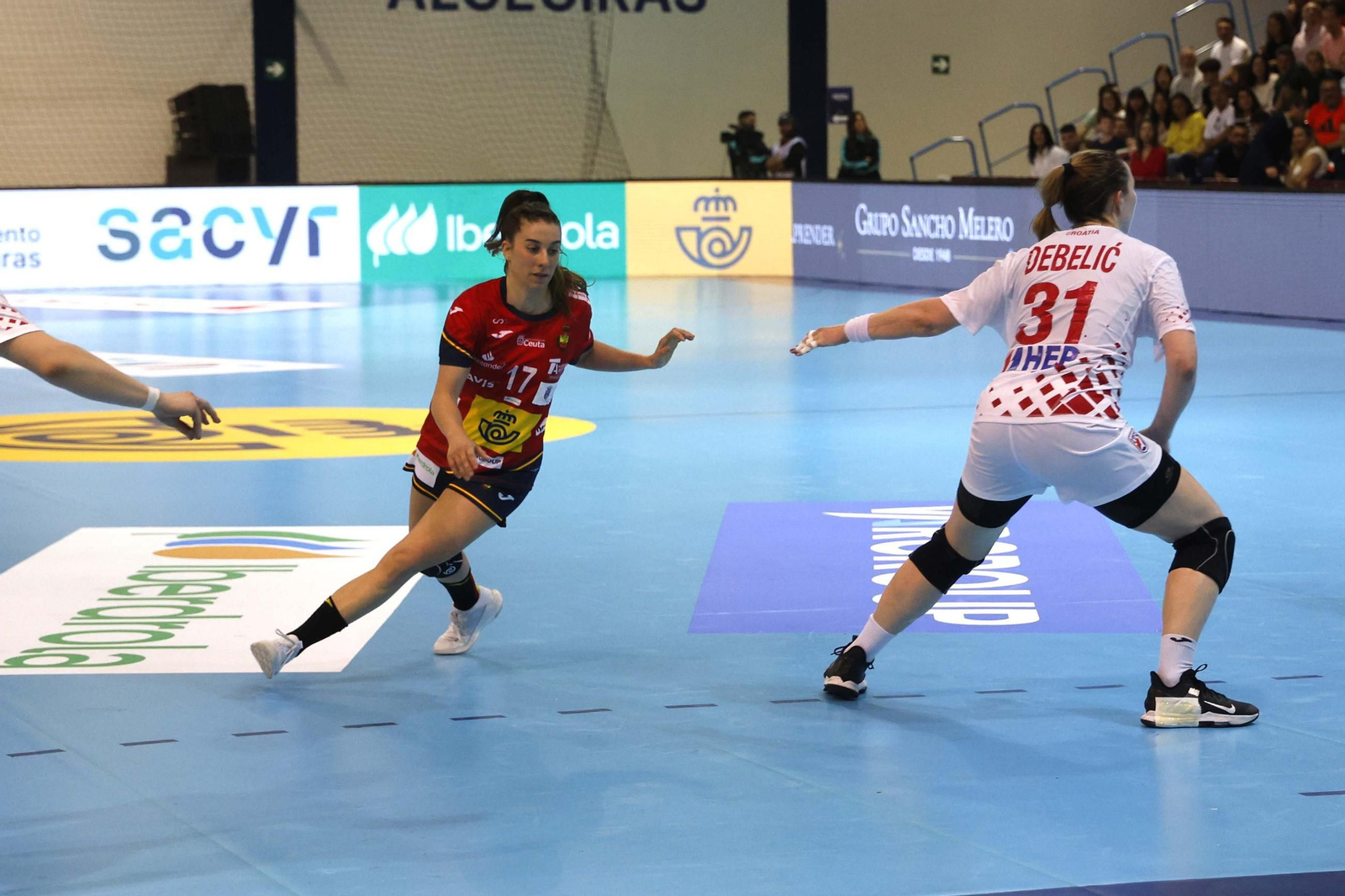 Las fotos del España Croacia de clasificación para el Mundial femenino de balonmano, en Algeciras