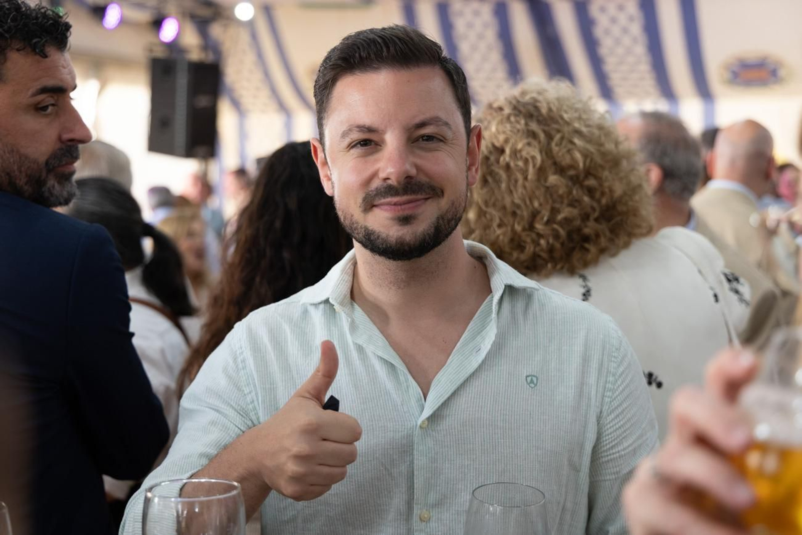 Las comidas de empresa se suceden en la Feria de San Lucas