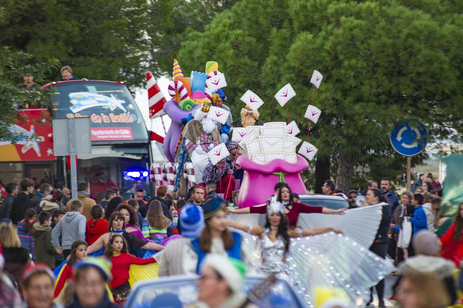 Cabalgata de Reyes Magos en el Río San Pedro