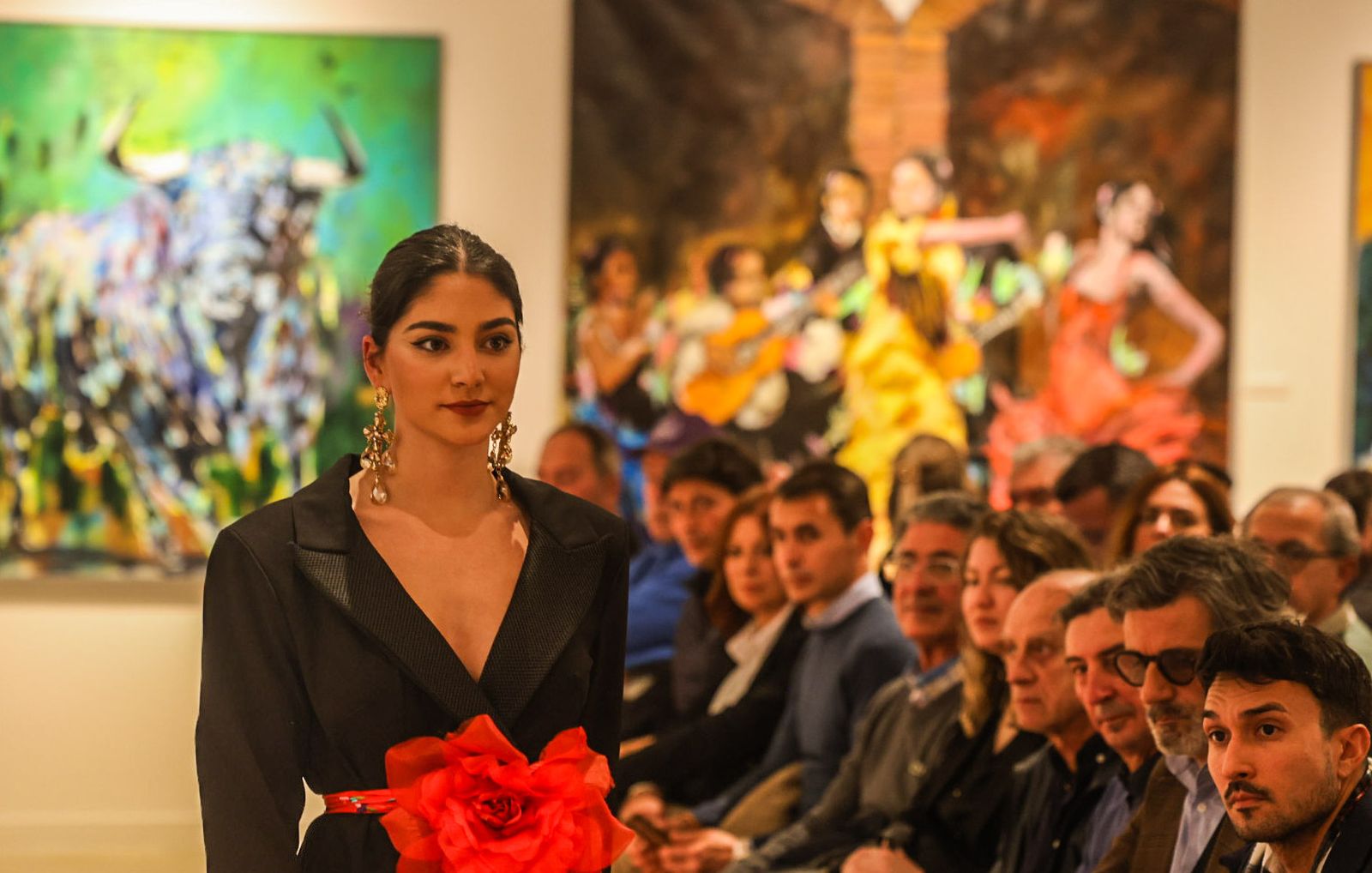 Fotografías de la exposición de ámbito taurino 'Miradas, trazos y estilo'. En el Museo de Huelva