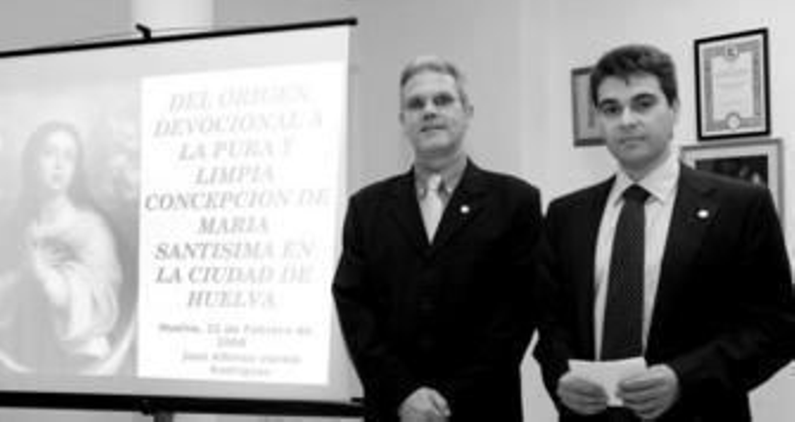 La Inmaculada Concepción fue el tema del que habló José Alfonso Varela en las charlas de 'El cirio apagao'.