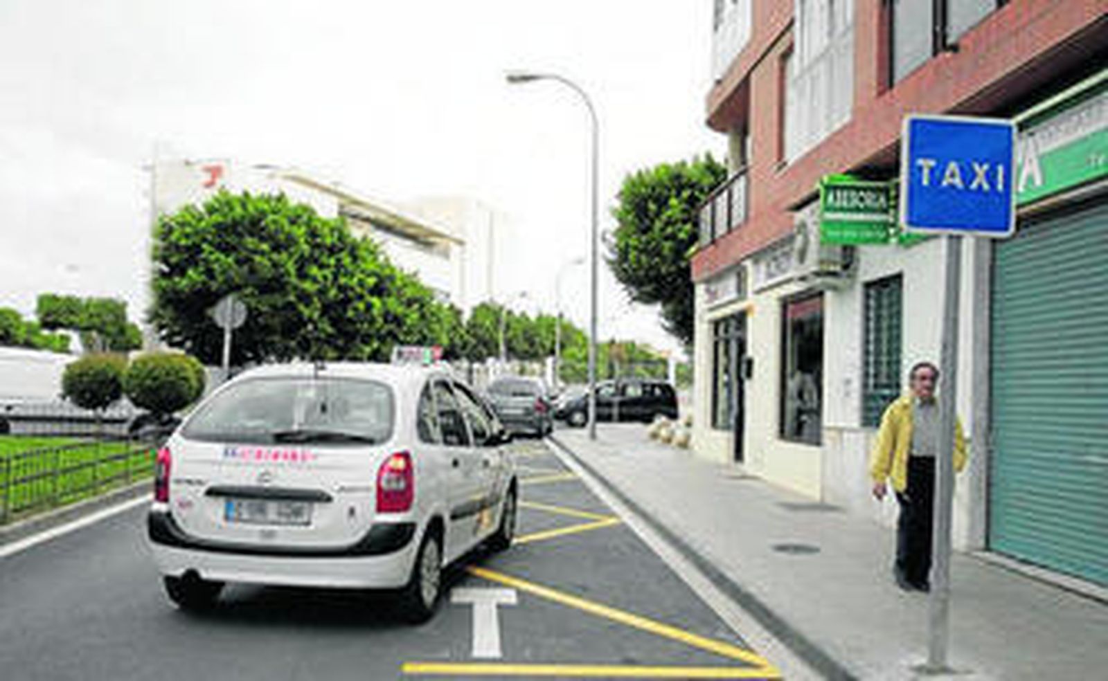 Nueva parada de taxi en el barrio de San Luis.