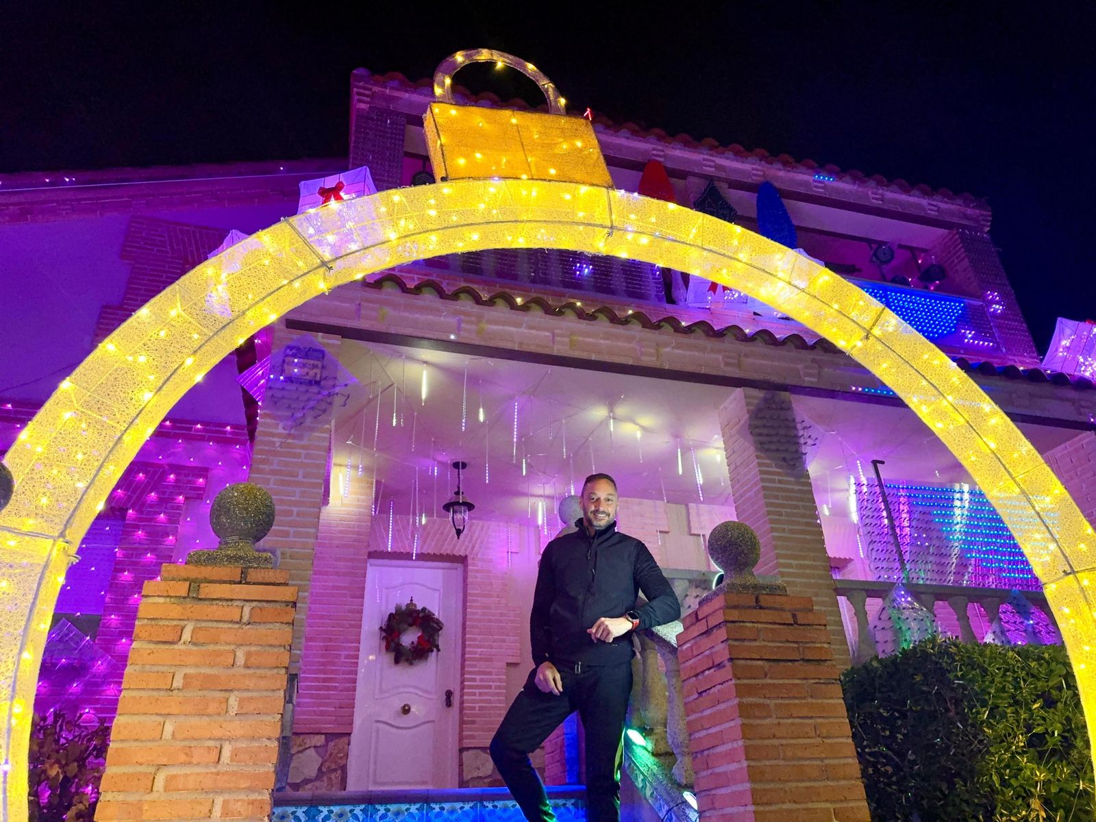 El jerezano Gino García en su casa de Cobisa (Toledo).