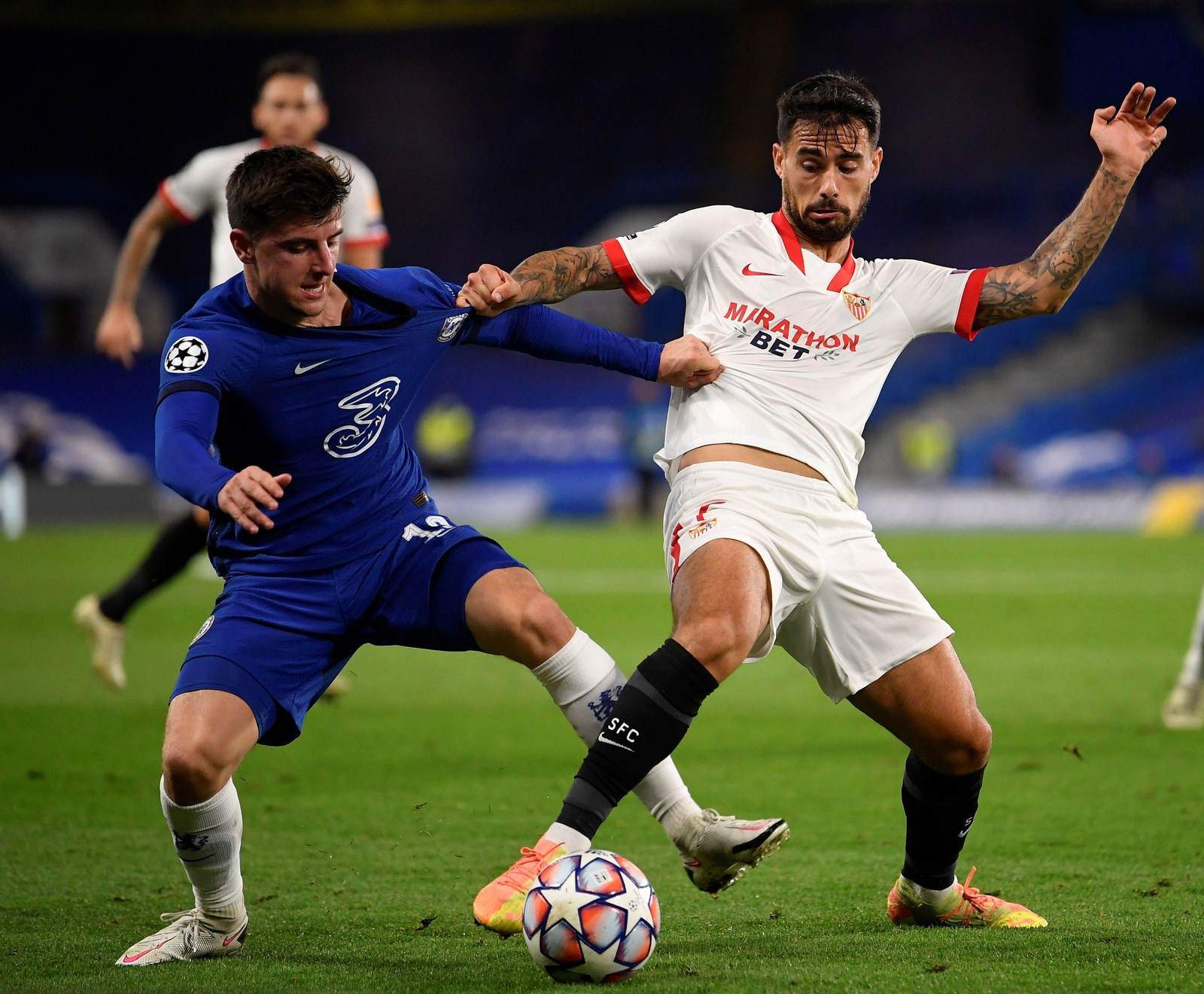 Las imágenes del Chelsea-Sevilla