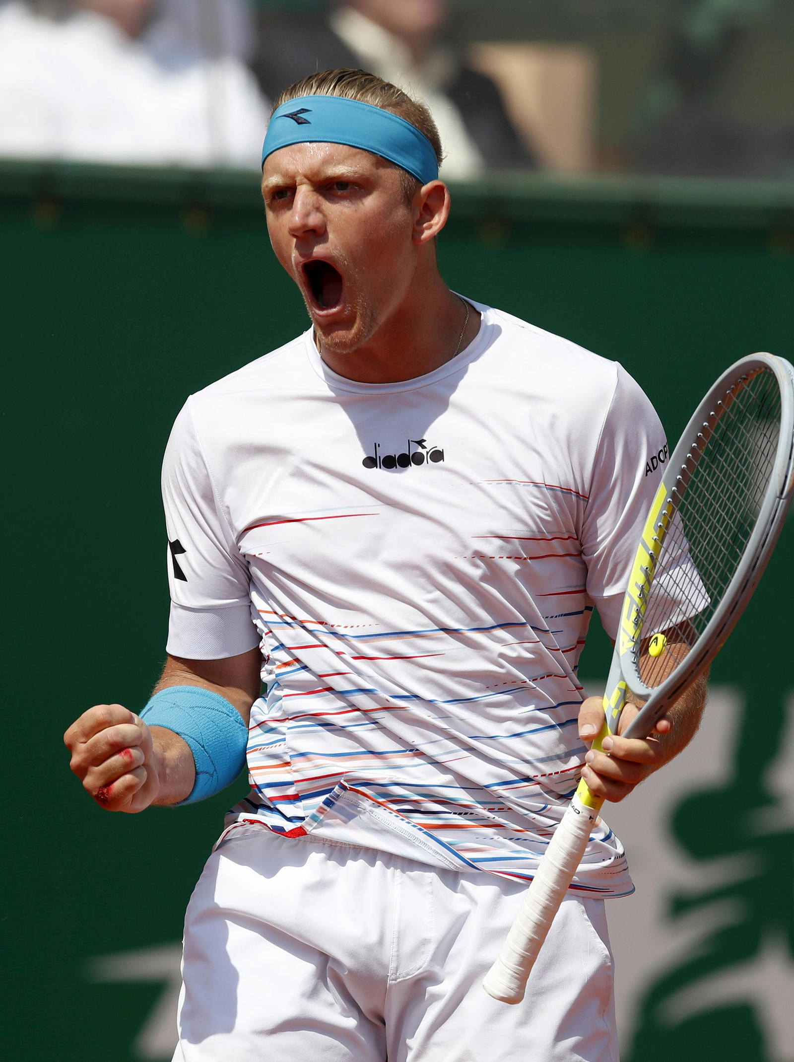 El triunfo de Alejandro Davidovich sobre Dimitrov, en fotos