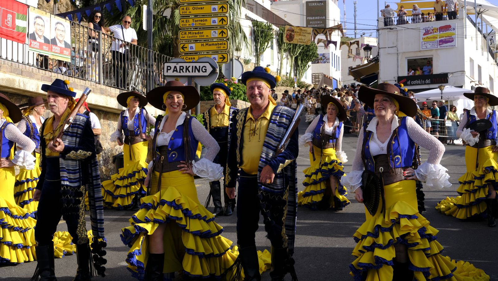 Imágenes del desfile de Moros y Cristianos de Mojácar