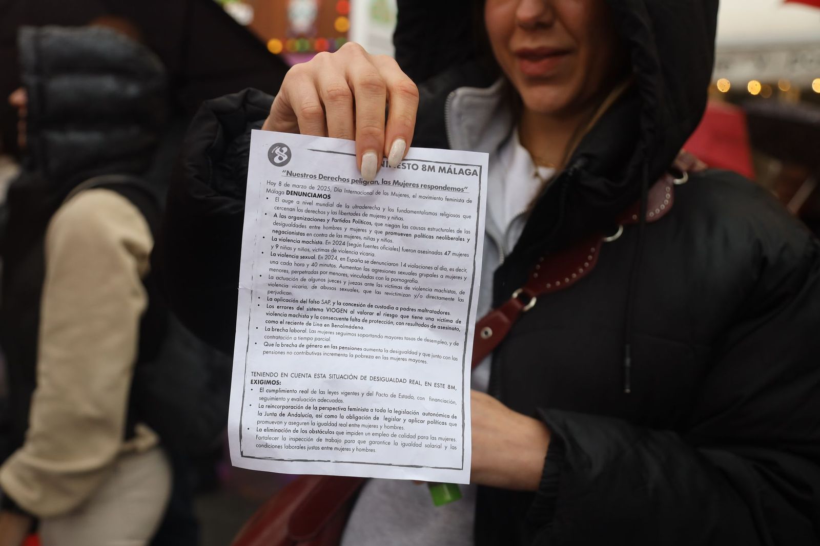 Así ha sido la concentración contra la violencia machista en Málaga