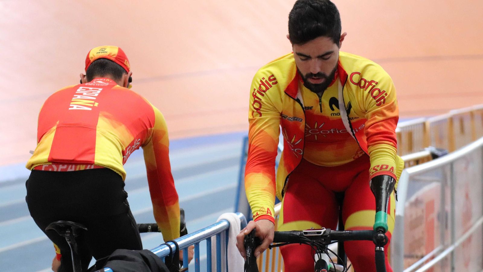 Alfonso Cabello, durante una concentración con la selección española.