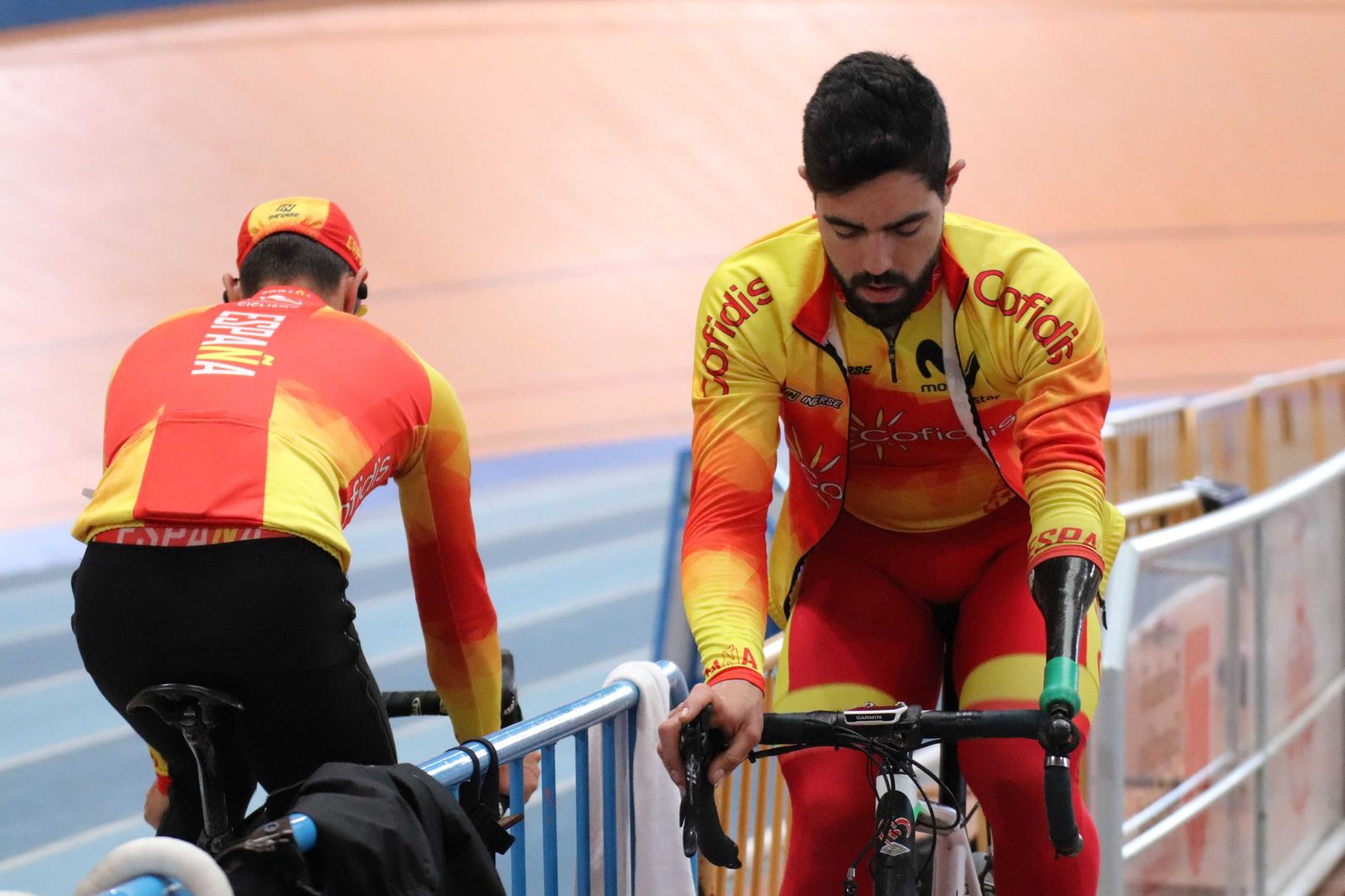 Alfonso Cabello, durante una concentración con la selección española.