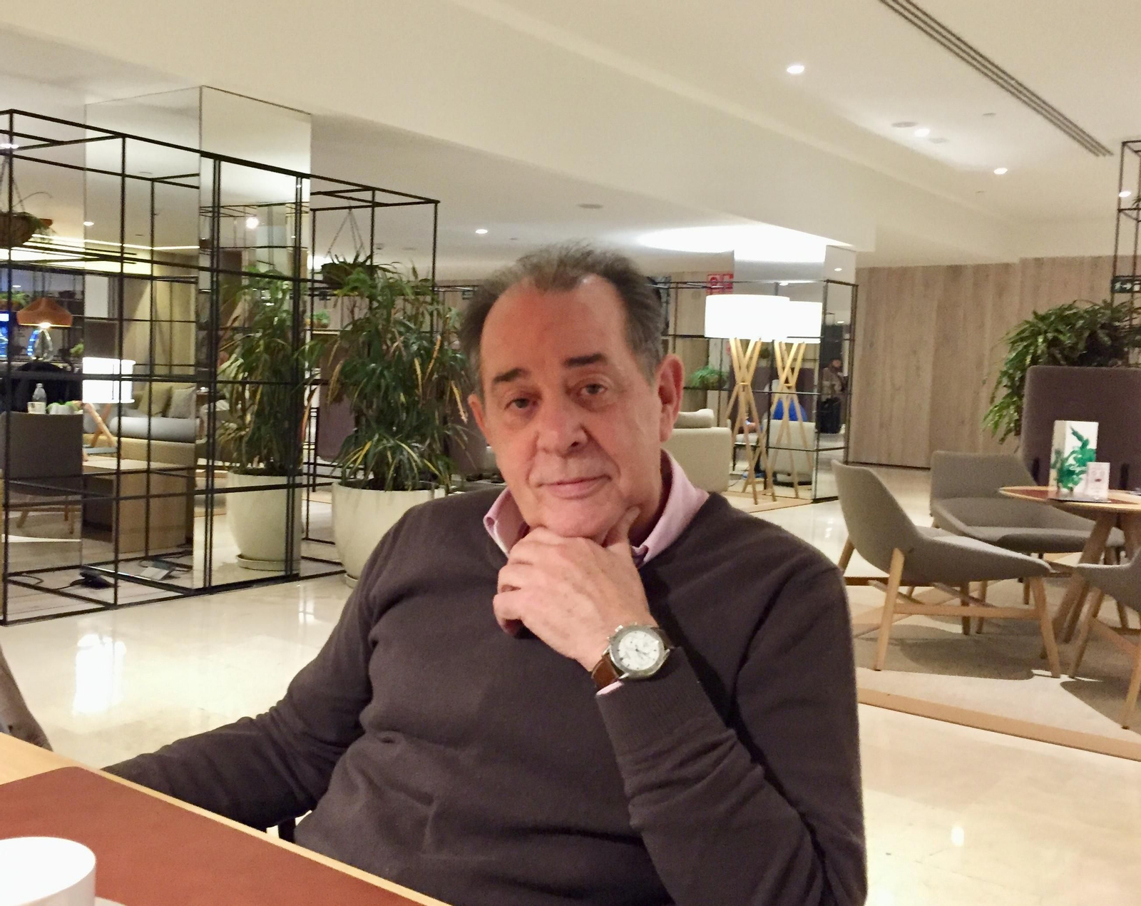 Antonio Estepa, durante la entrevista