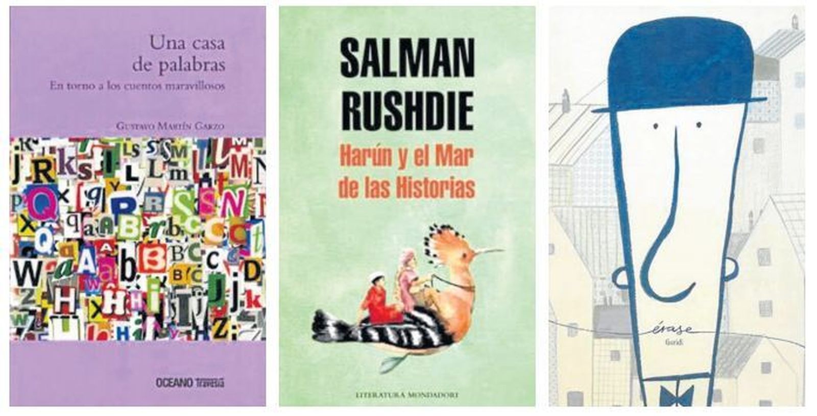 Tres libros que llevan a vivir experiencias sobre historias, fábulas y cuentos.