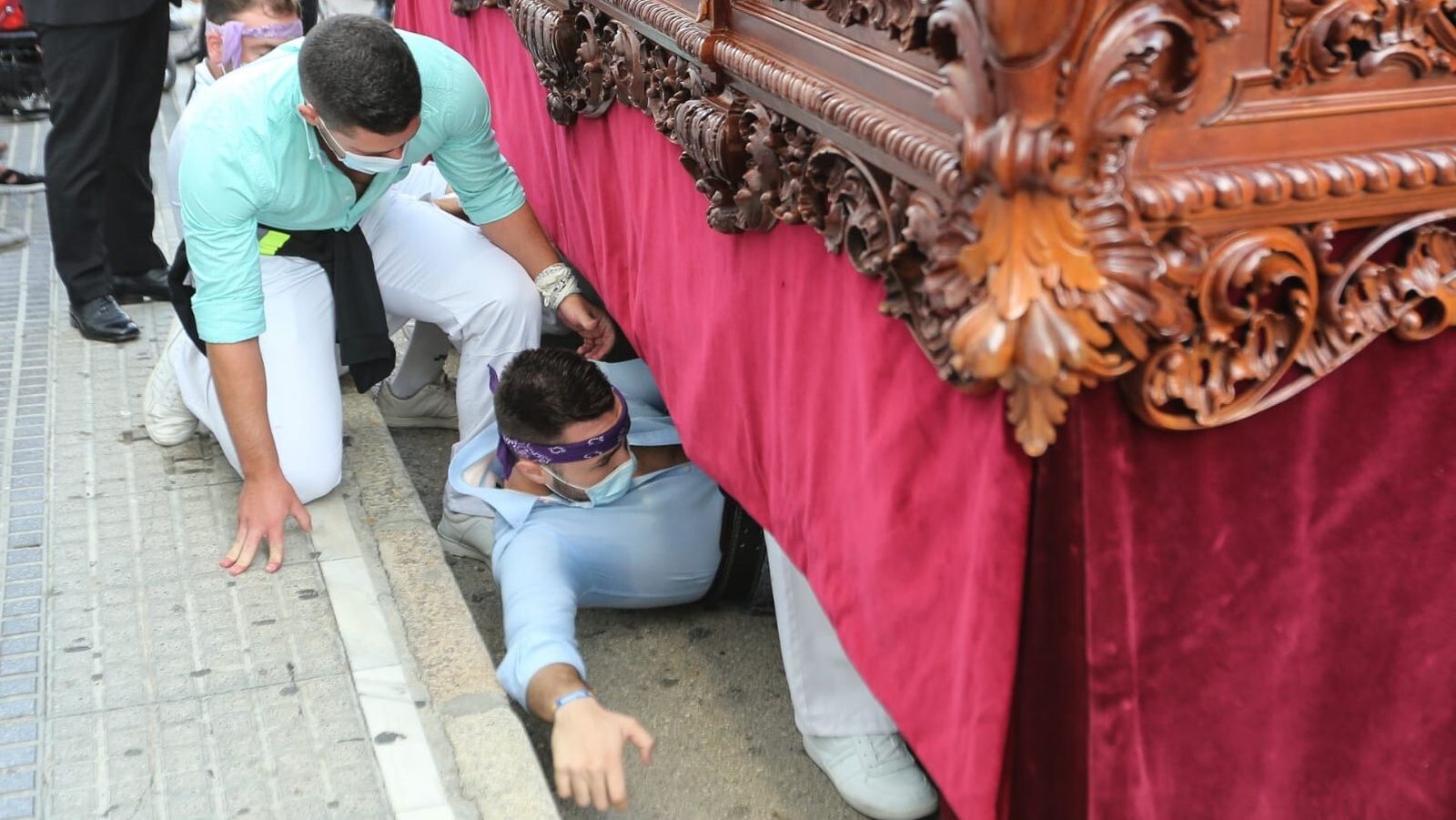 Imágenes de la procesión de la Virgen de las Mercedes en San Fernando