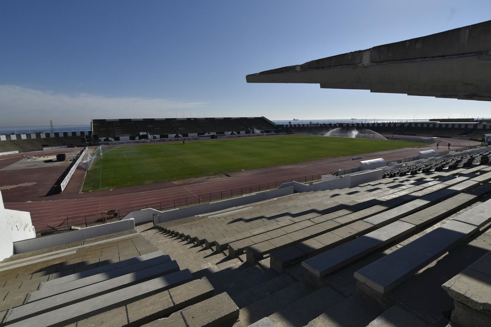El estadio Municipal de La Línea, objeto de la polémica