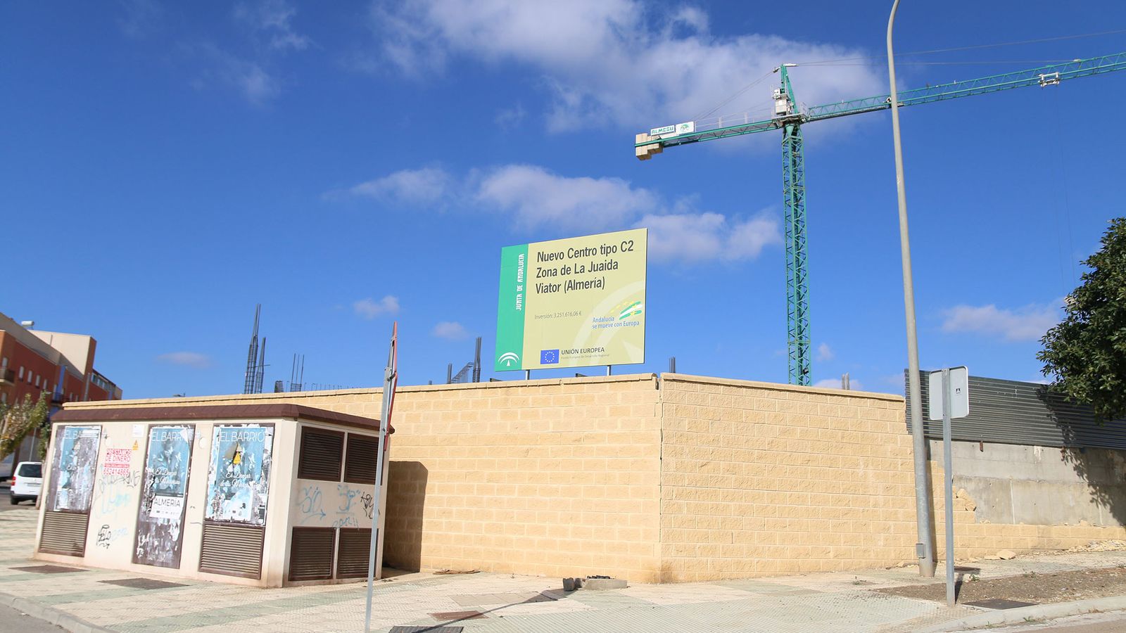 Obras del nuevo colegio de Viator