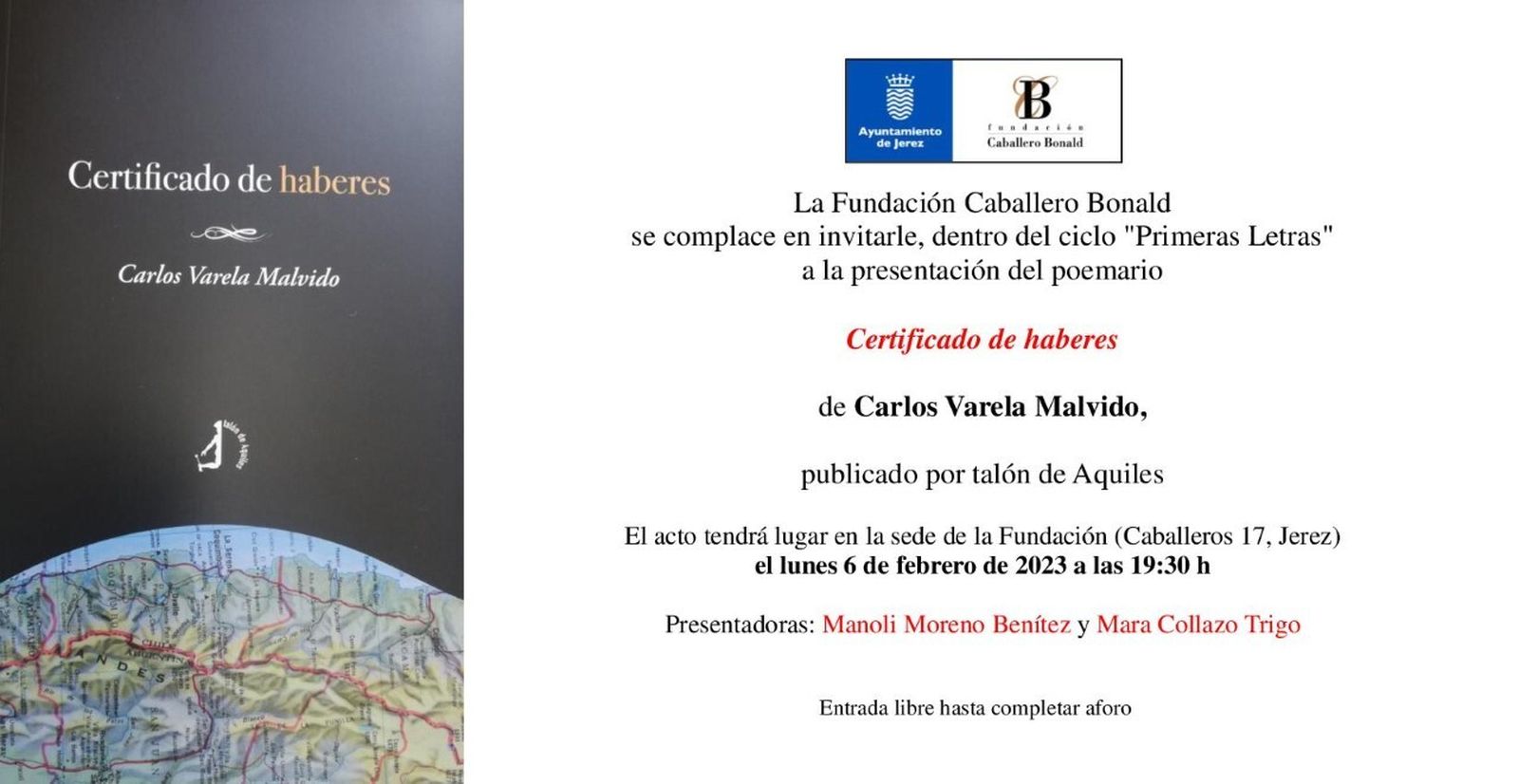 Presentación de 'Certificado de haberes' en la Bonald
