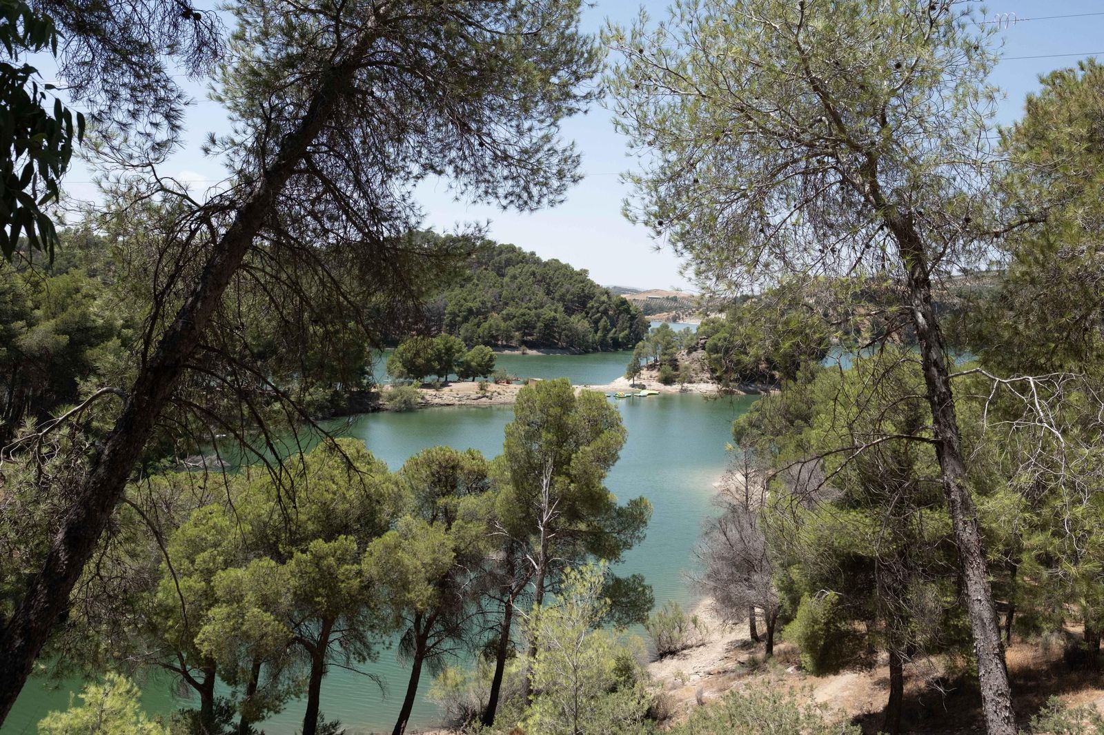 La 'playa' del interior, en imágenes
