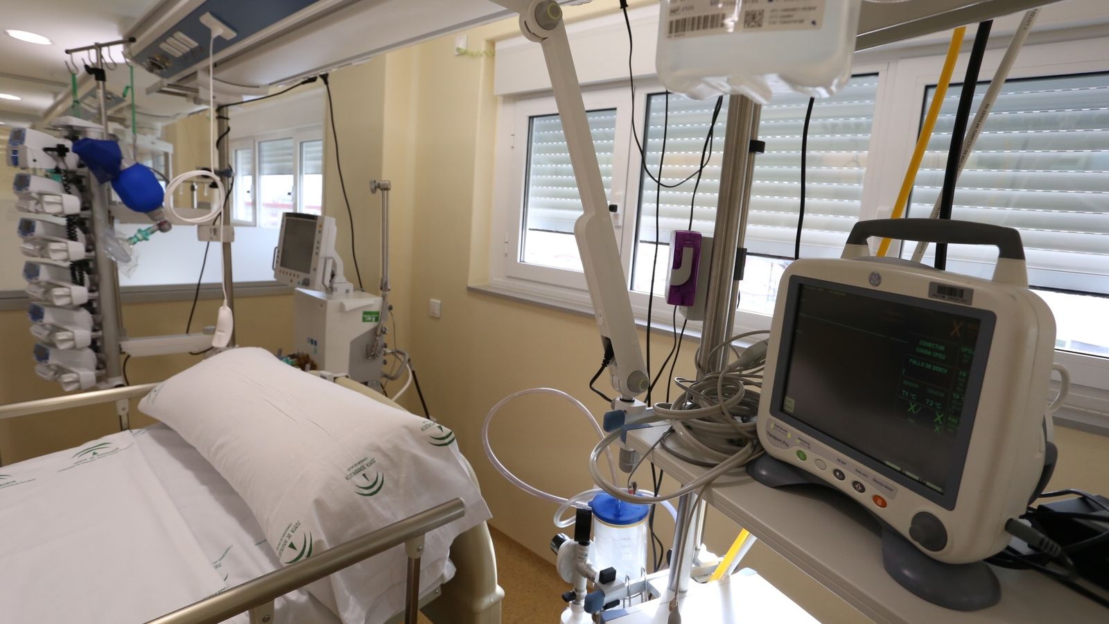 Detalle de una de las zonas del área en el Hospital Virgen Macarena