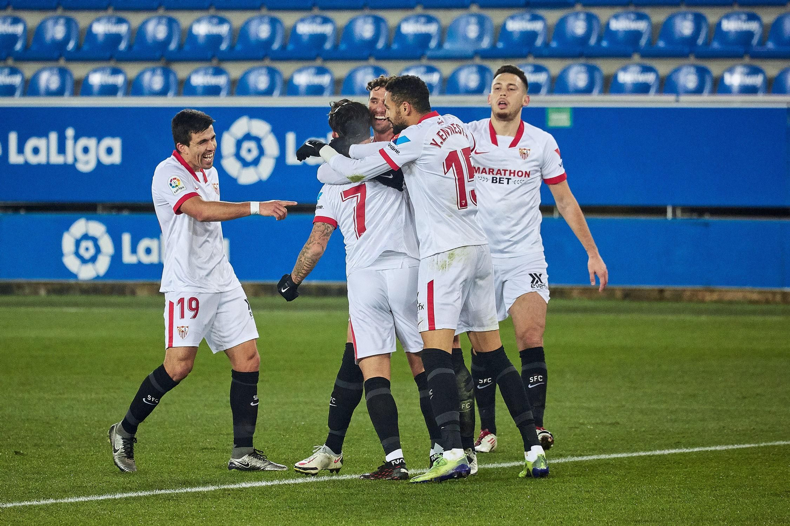 Las imágenes del Alavés-Sevilla
