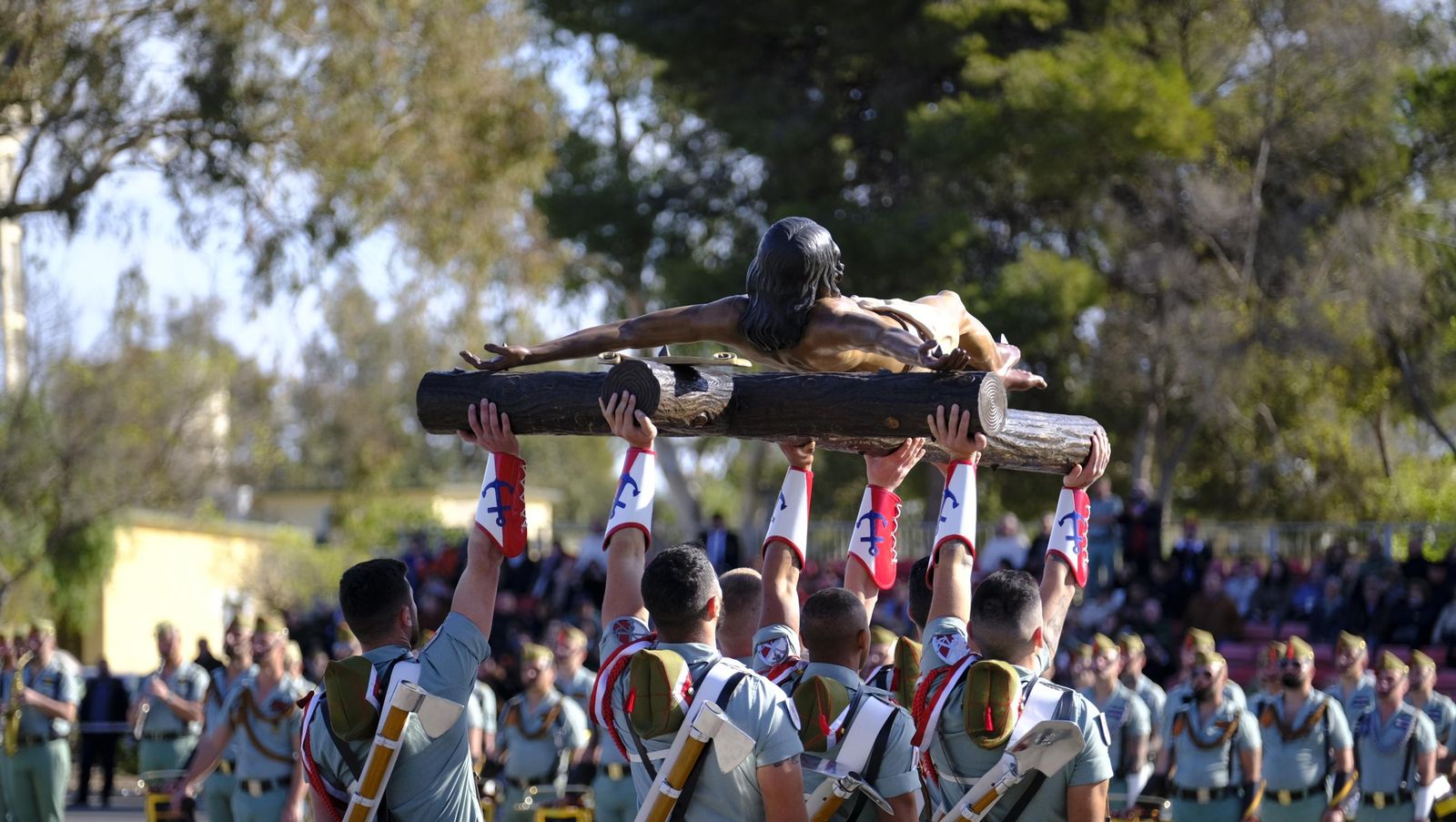 Conmemoración del Combate de Edchera en la Base Álvarez de Sotomayor de La Legión, en imágenes