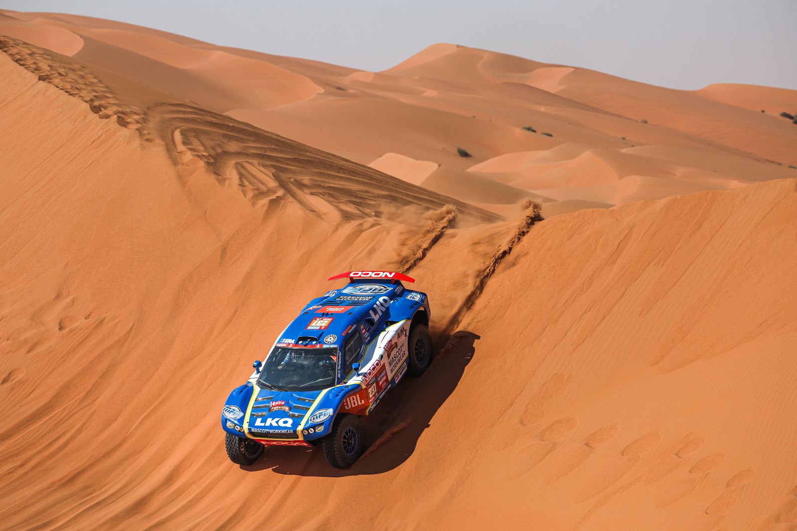 Las mejores fotos del Dakar por las dunas