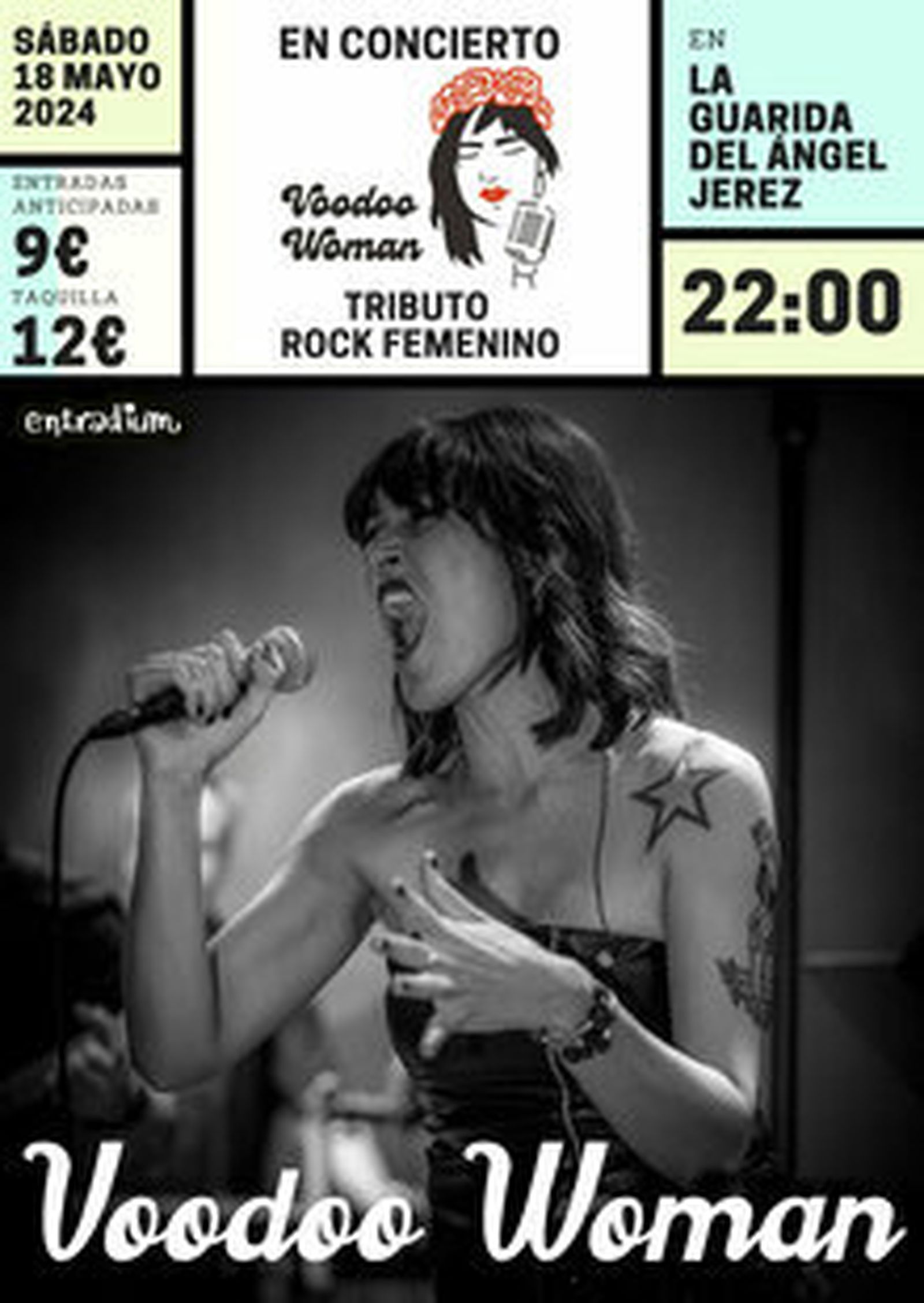 Concierto tributo al rock femenino con Voodoo Woman