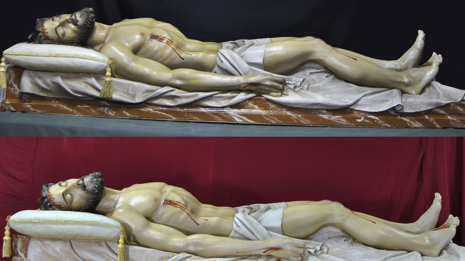 Antes y después de la restauración