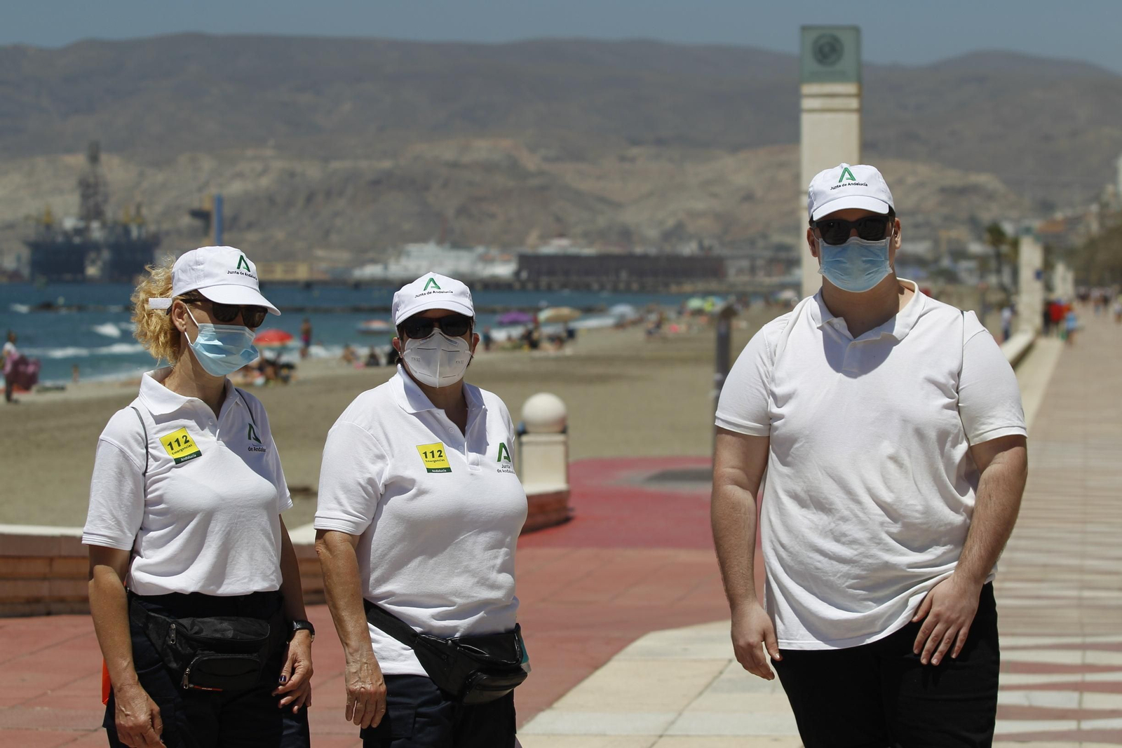 Fotogalería primer día vigilantes playas de Almería